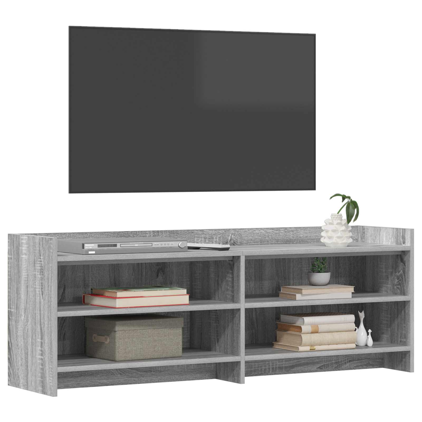 Meuble TV 135 x 33 x 47 cm Sonoma gris Bois d'ingénierie