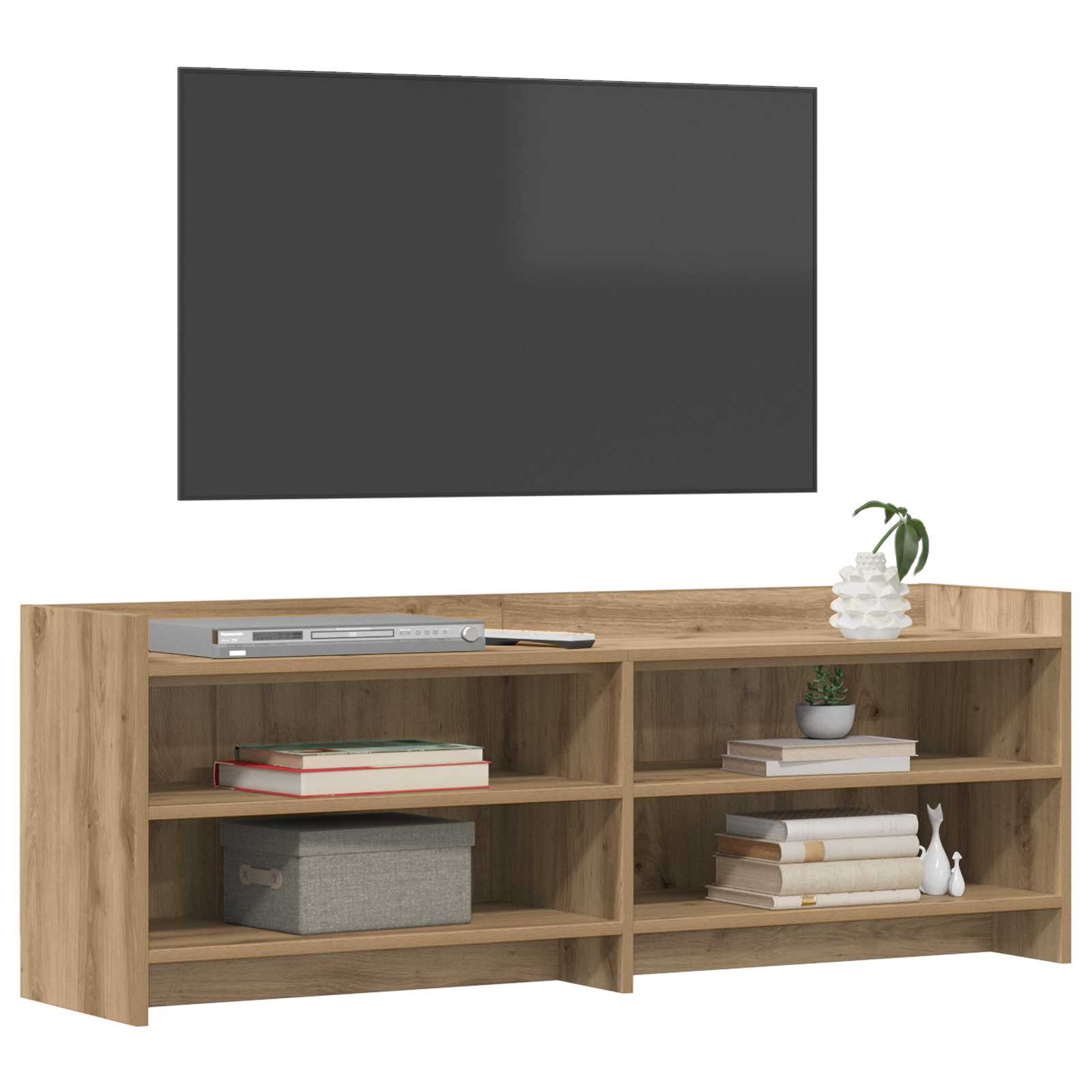 Meuble TV 135 x 33 x 47 cm Chêne artisanal Bois d'ingénierie