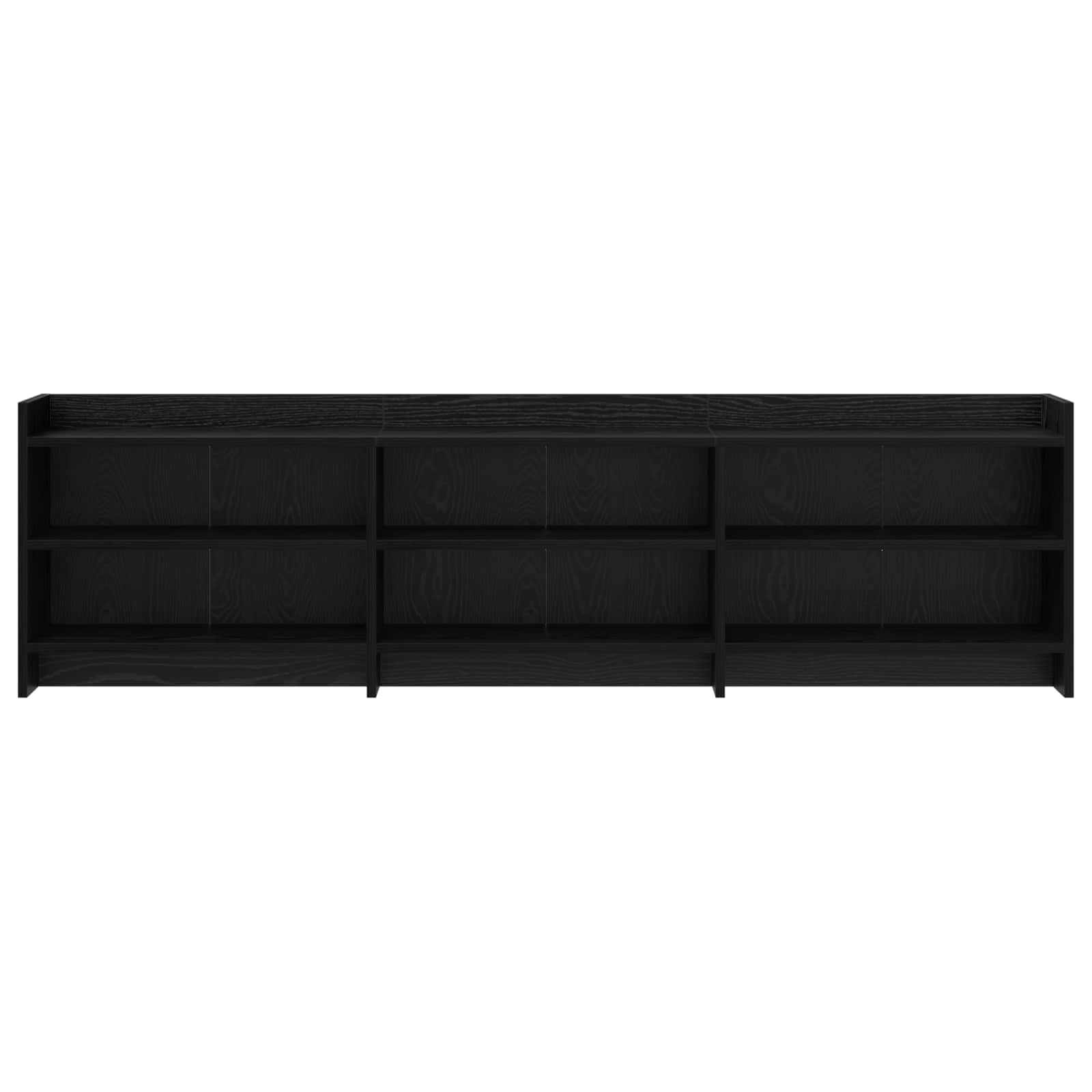 Meuble TV 168 x 33 x 47 cm Chêne noir Bois d'ingénierie