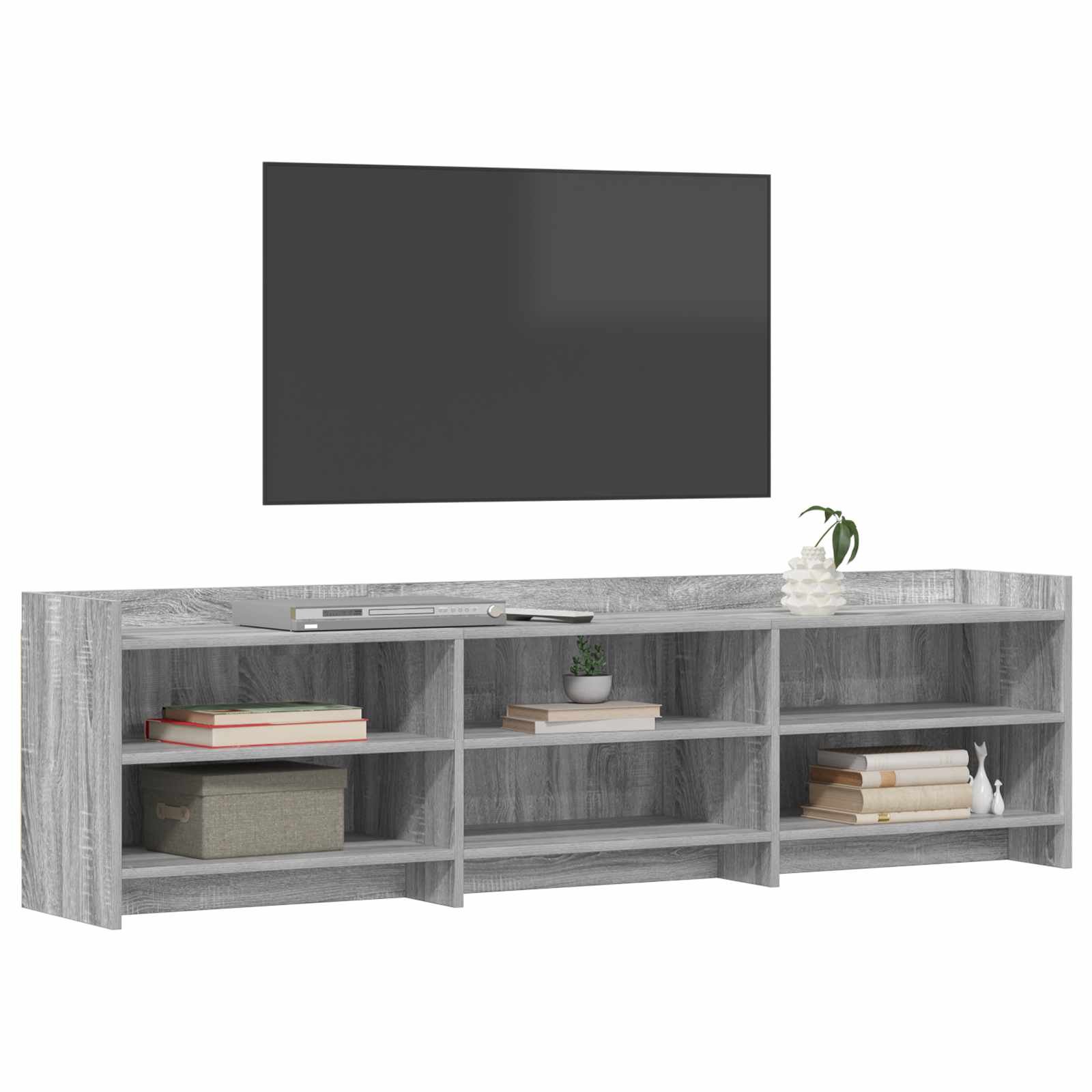 Meuble TV 168 x 33 x 47 cm Sonoma gris Bois d'ingénierie