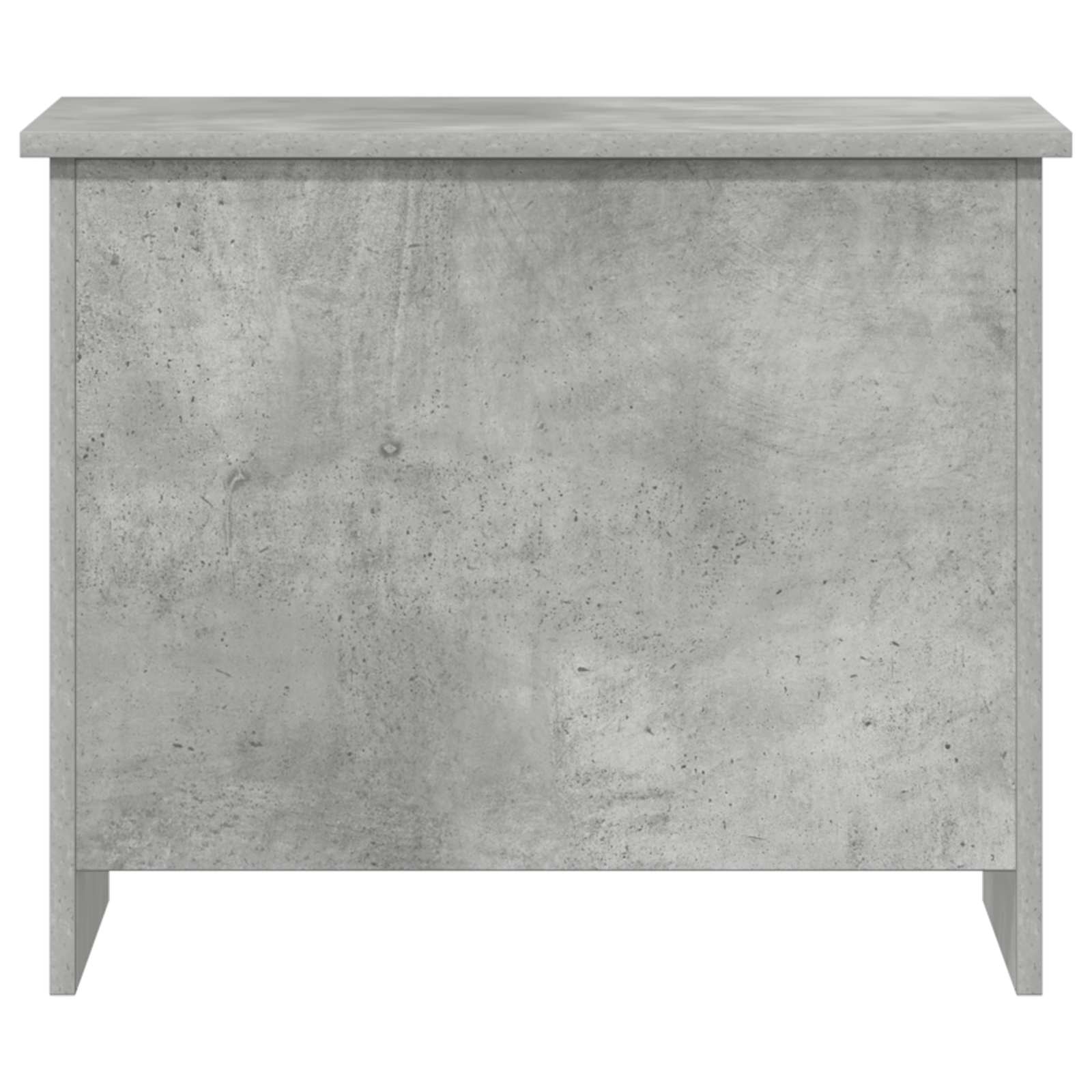 Coffre de rangement avec stockage Gris béton 60 x 40 x 50 cm