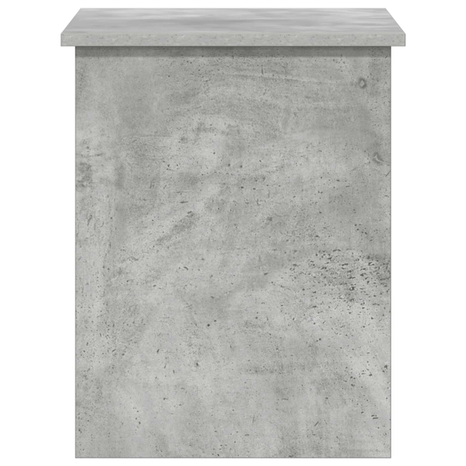 Coffre de rangement avec stockage Gris béton 60 x 40 x 50 cm