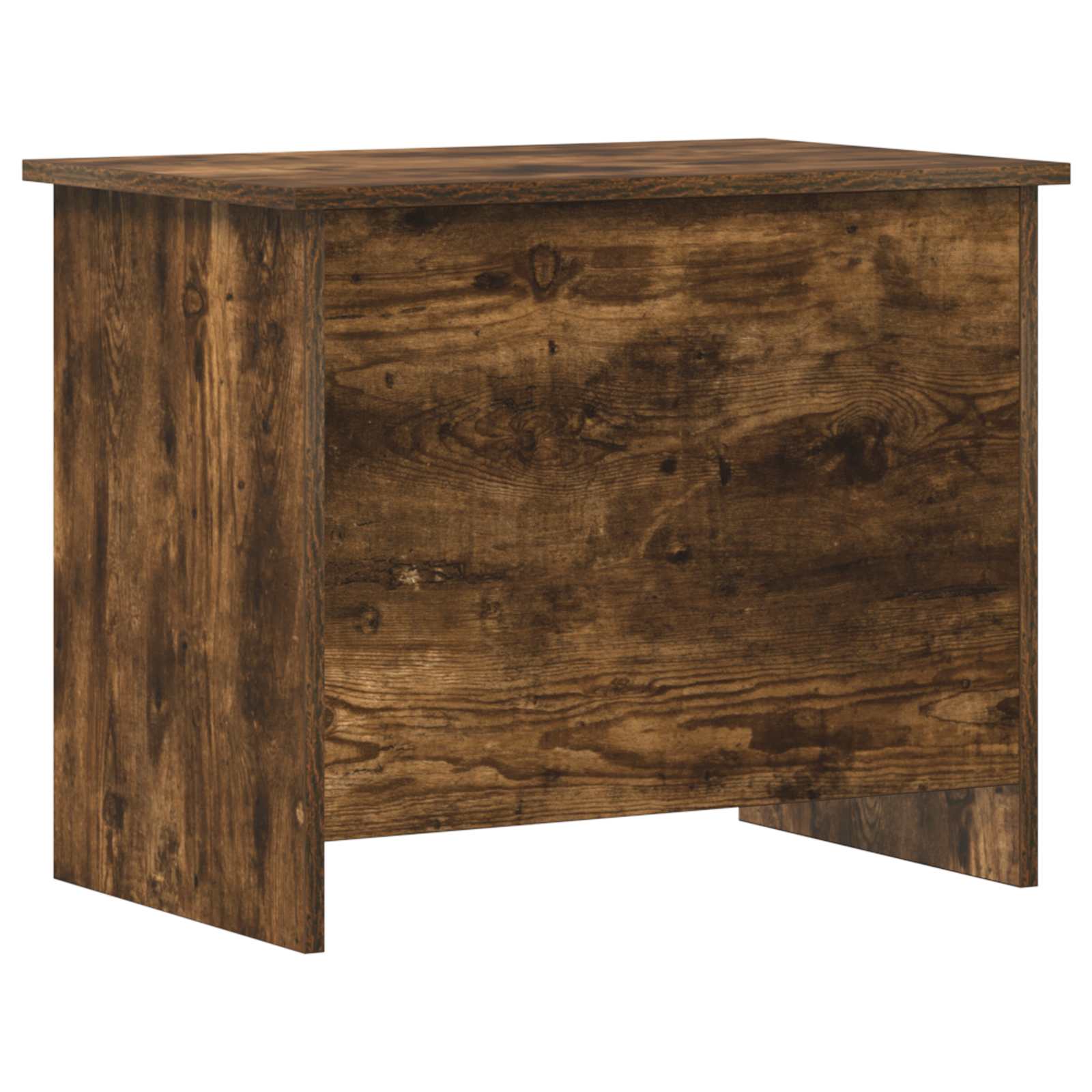 Coffre de rangement avec stockage Chêne fumé 60 x 40 x 50 cm