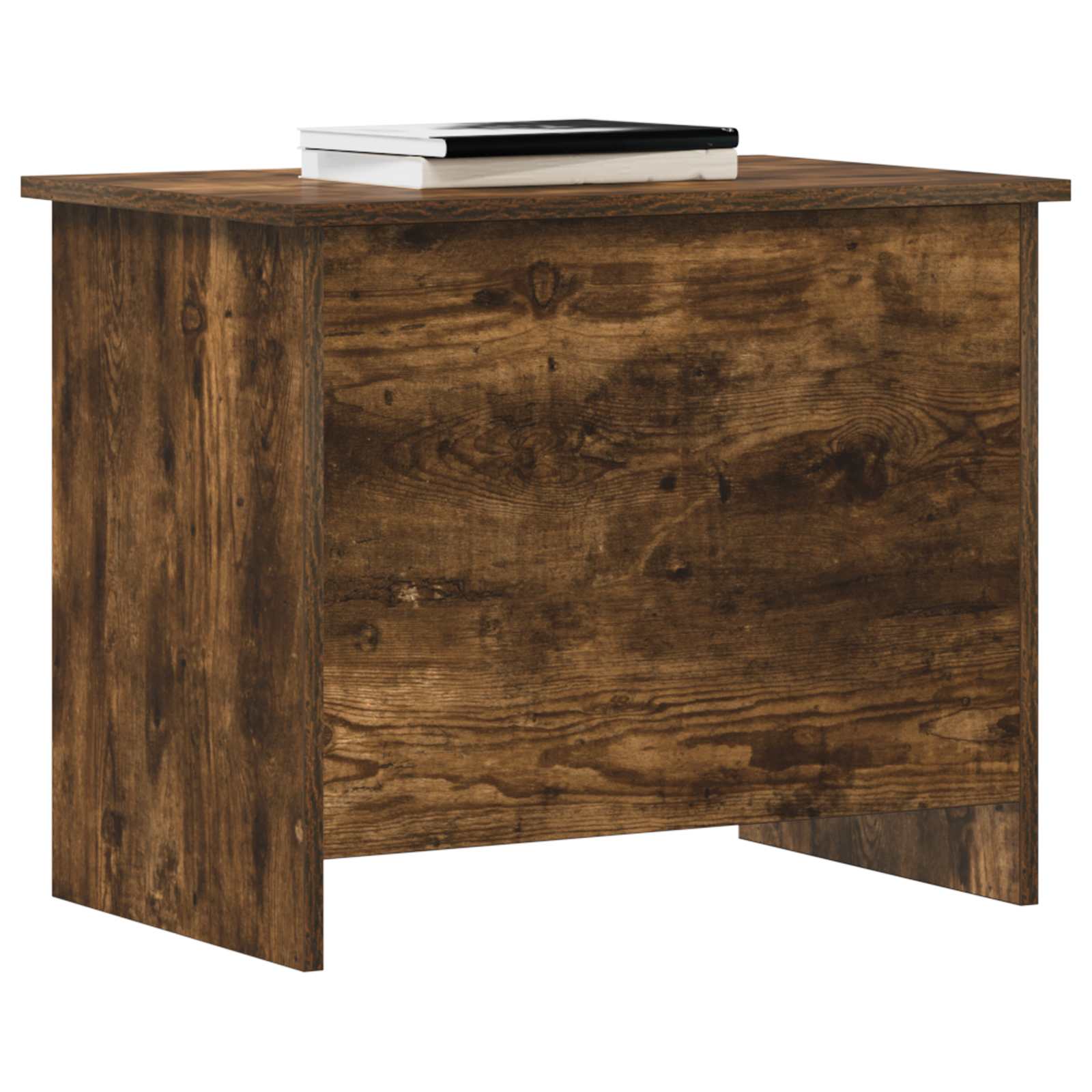 Coffre de rangement avec stockage Chêne fumé 60 x 40 x 50 cm