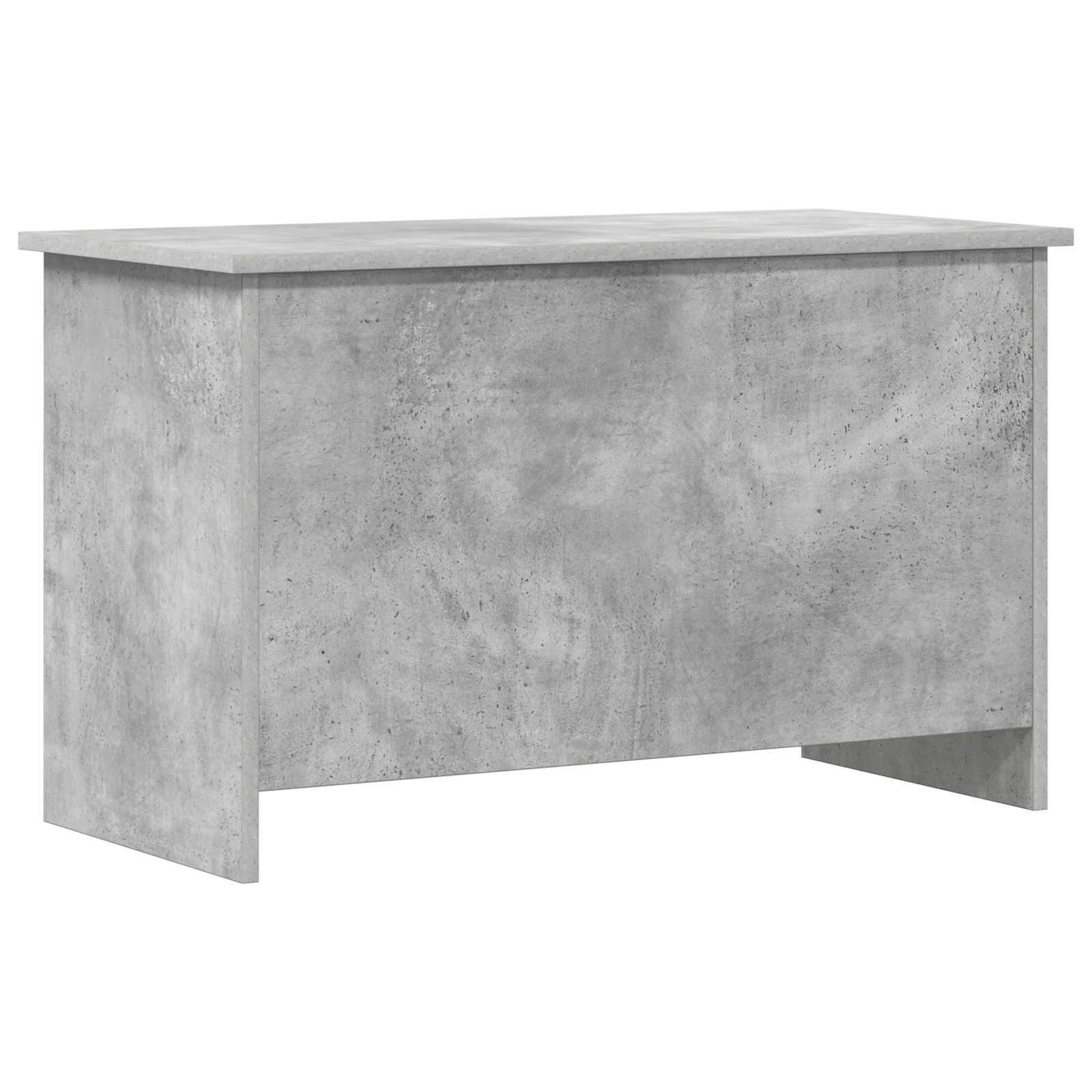 Coffre de rangement avec stockage Gris béton 80 x 40 x 50 cm