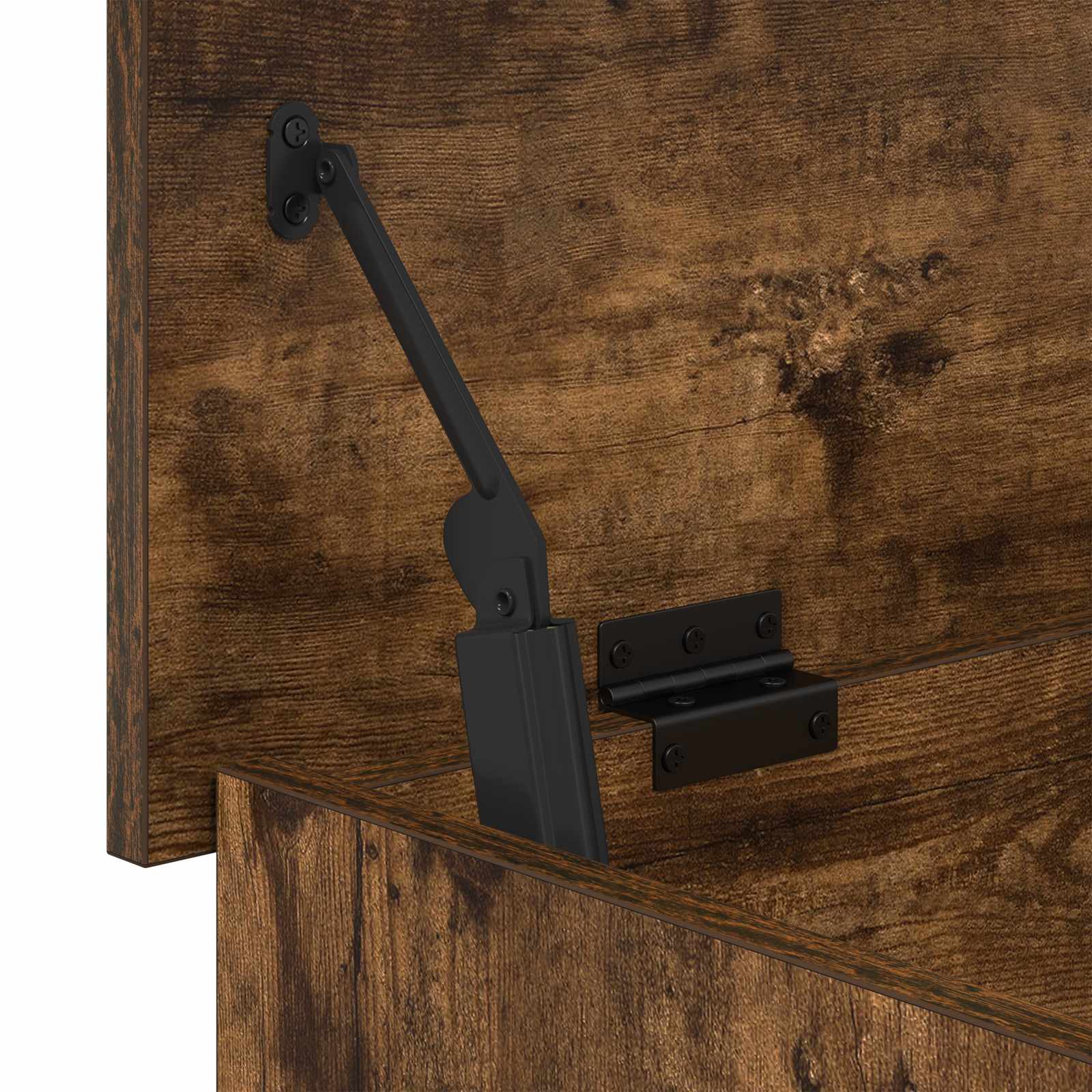 Coffre de rangement avec stockage Chêne fumé 80 x 40 x 50 cm