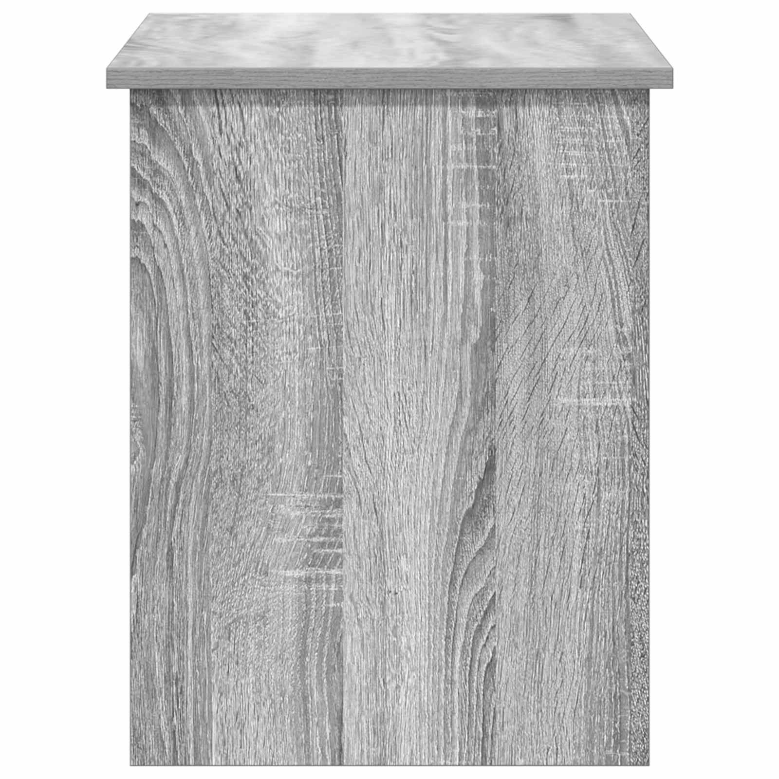 Coffre de rangement avec stockage Sonoma gris 80 x 40 x 50 cm