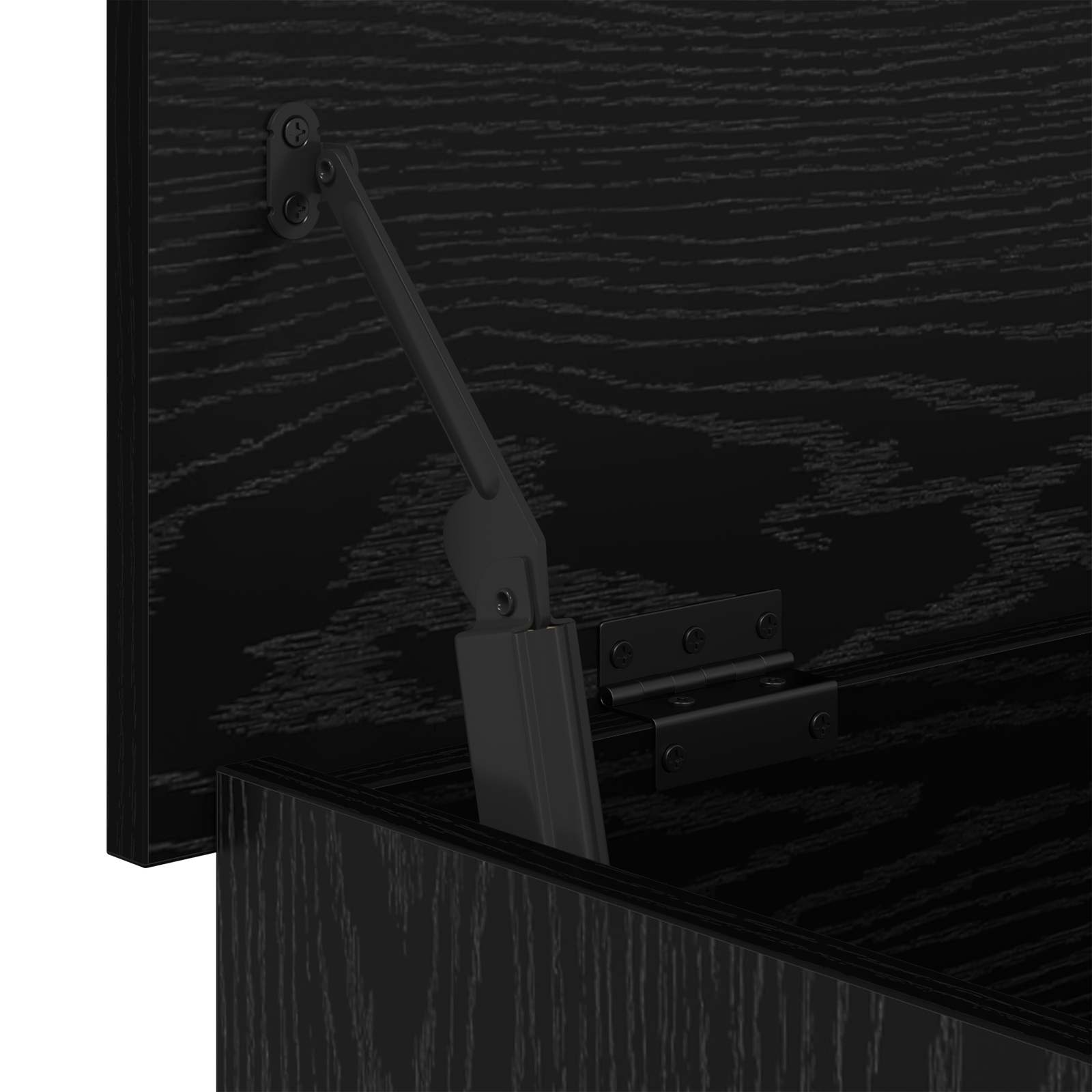 Coffre de rangement avec stockage Chêne noir 100 x 40 x 50 cm