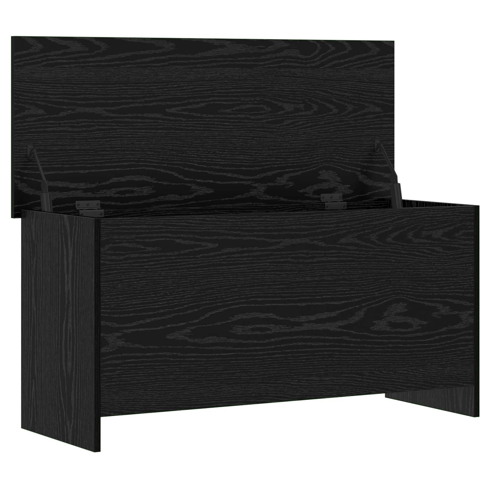 Coffre de rangement avec stockage Chêne noir 100 x 40 x 50 cm