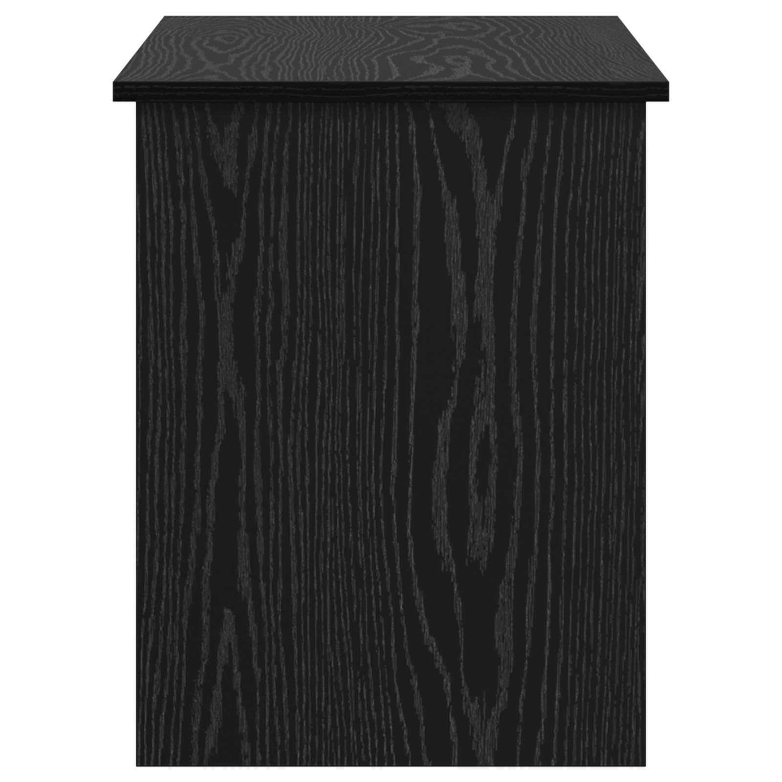 Coffre de rangement avec stockage Chêne noir 100 x 40 x 50 cm