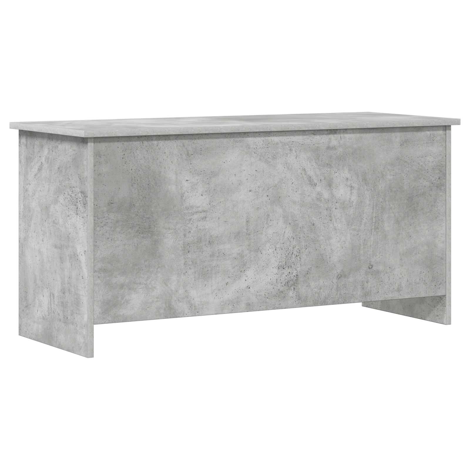 Coffre de rangement avec stockage Gris béton 100 x 40 x 50 cm