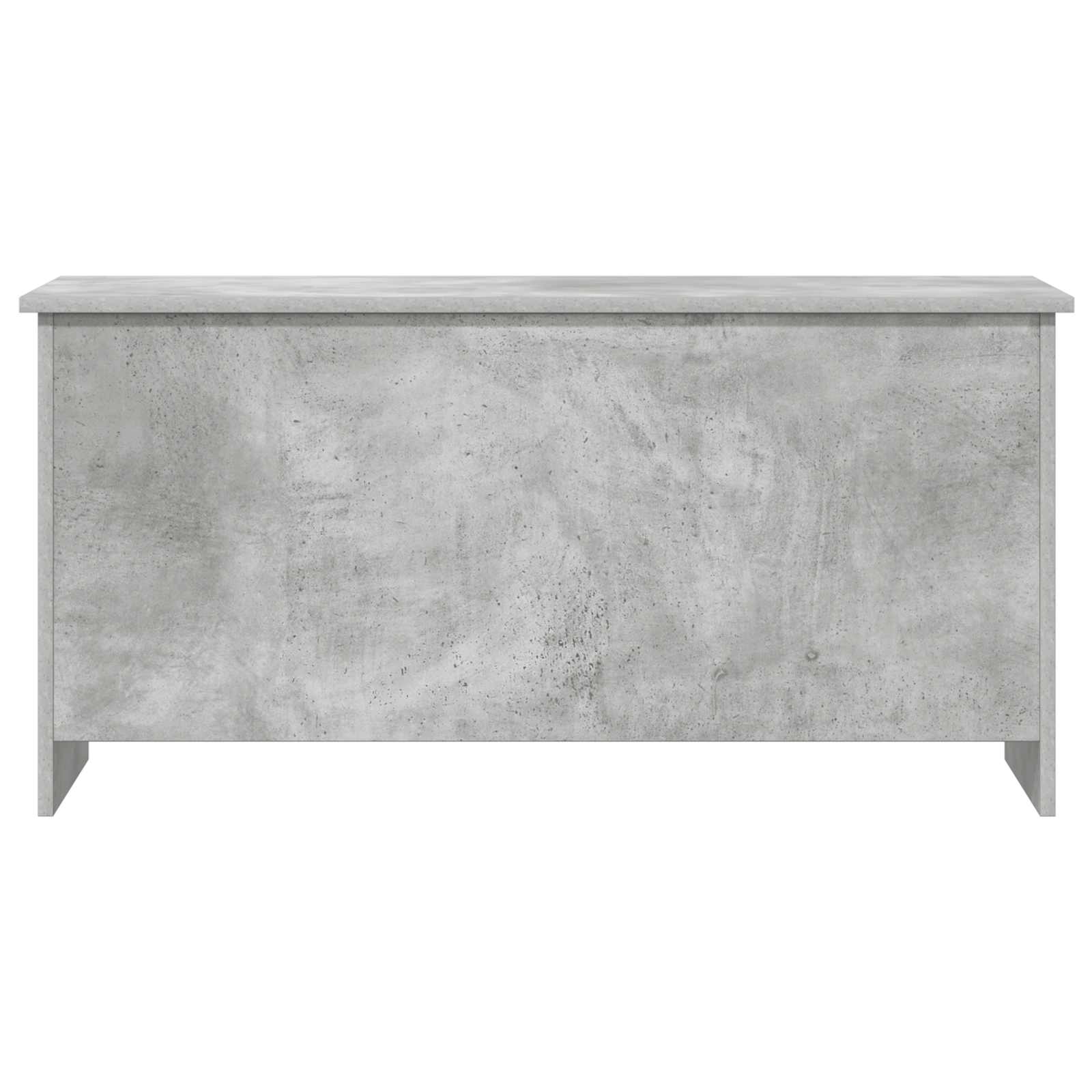 Coffre de rangement avec stockage Gris béton 100 x 40 x 50 cm