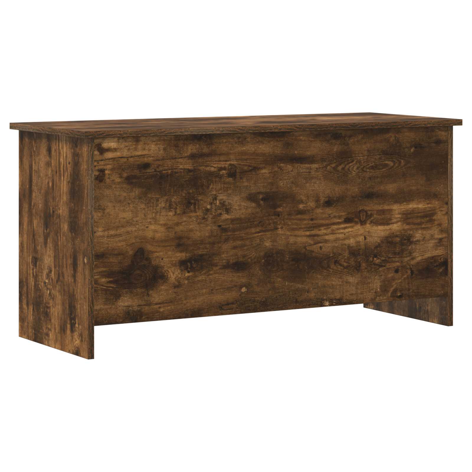 Coffre de rangement avec stockage Chêne fumé 100 x 40 x 50 cm