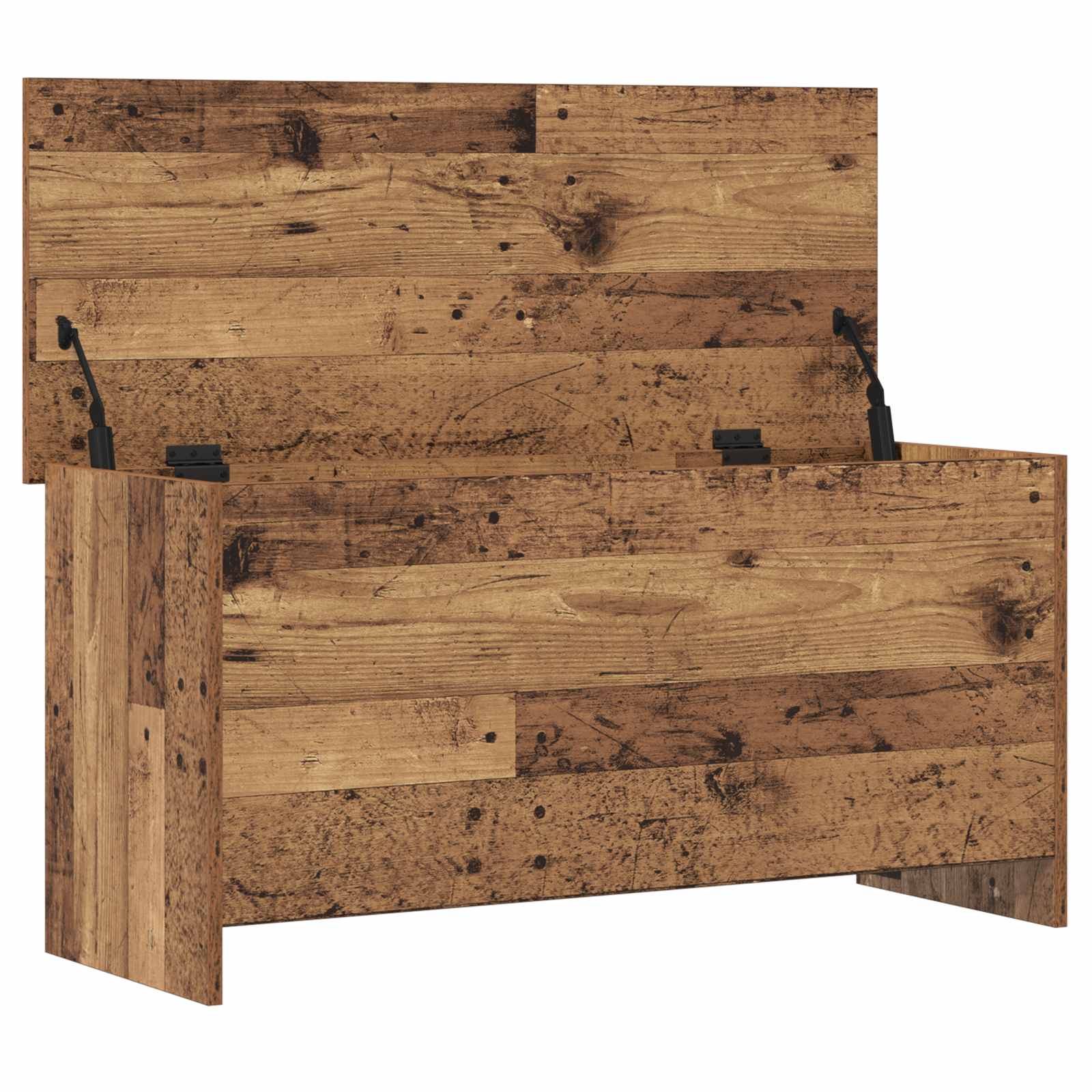 Coffre de rangement avec stockage Bois ancien 100 x 40 x 50 cm