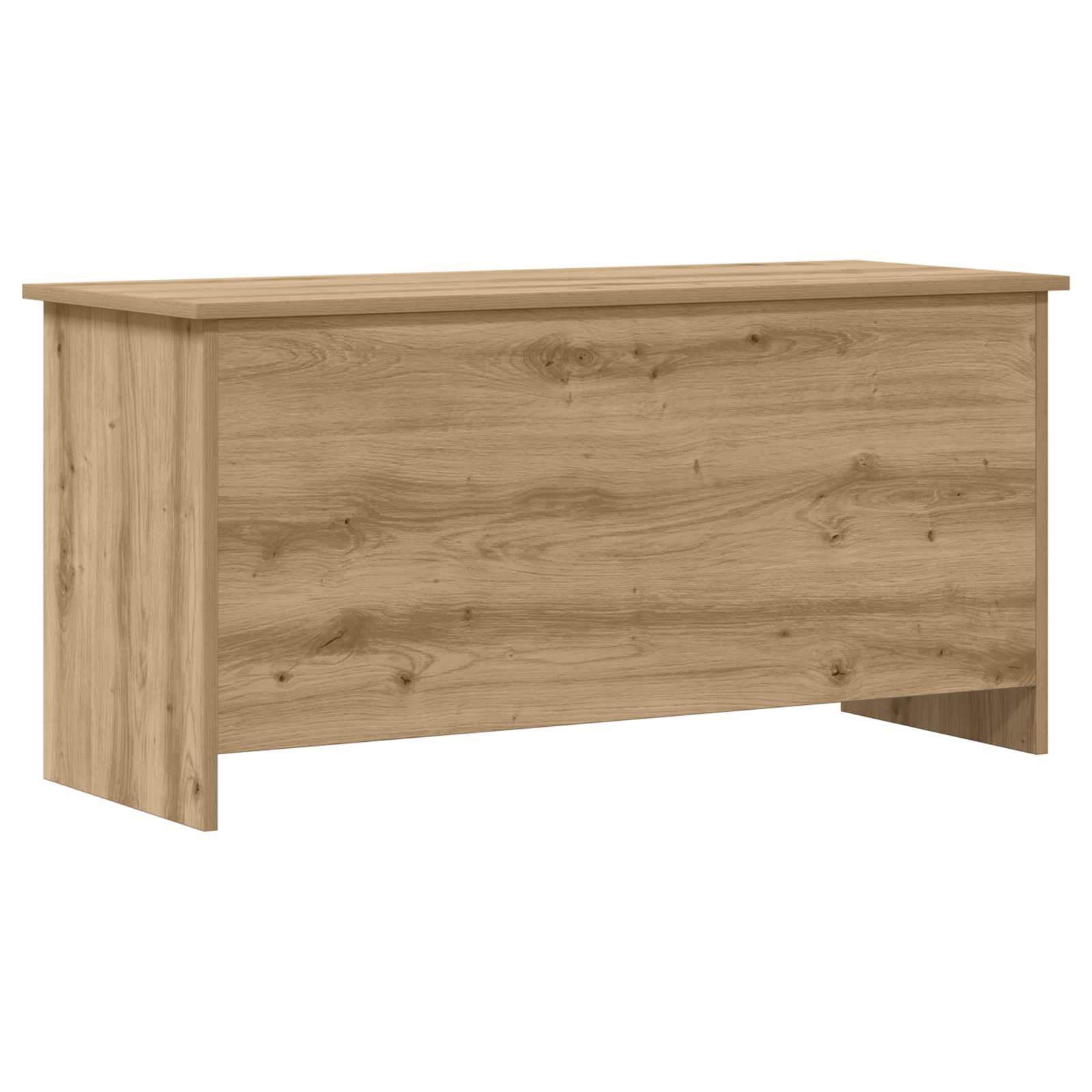 Coffre de rangement Chêne artisanal 100 x 40 x 50 cm