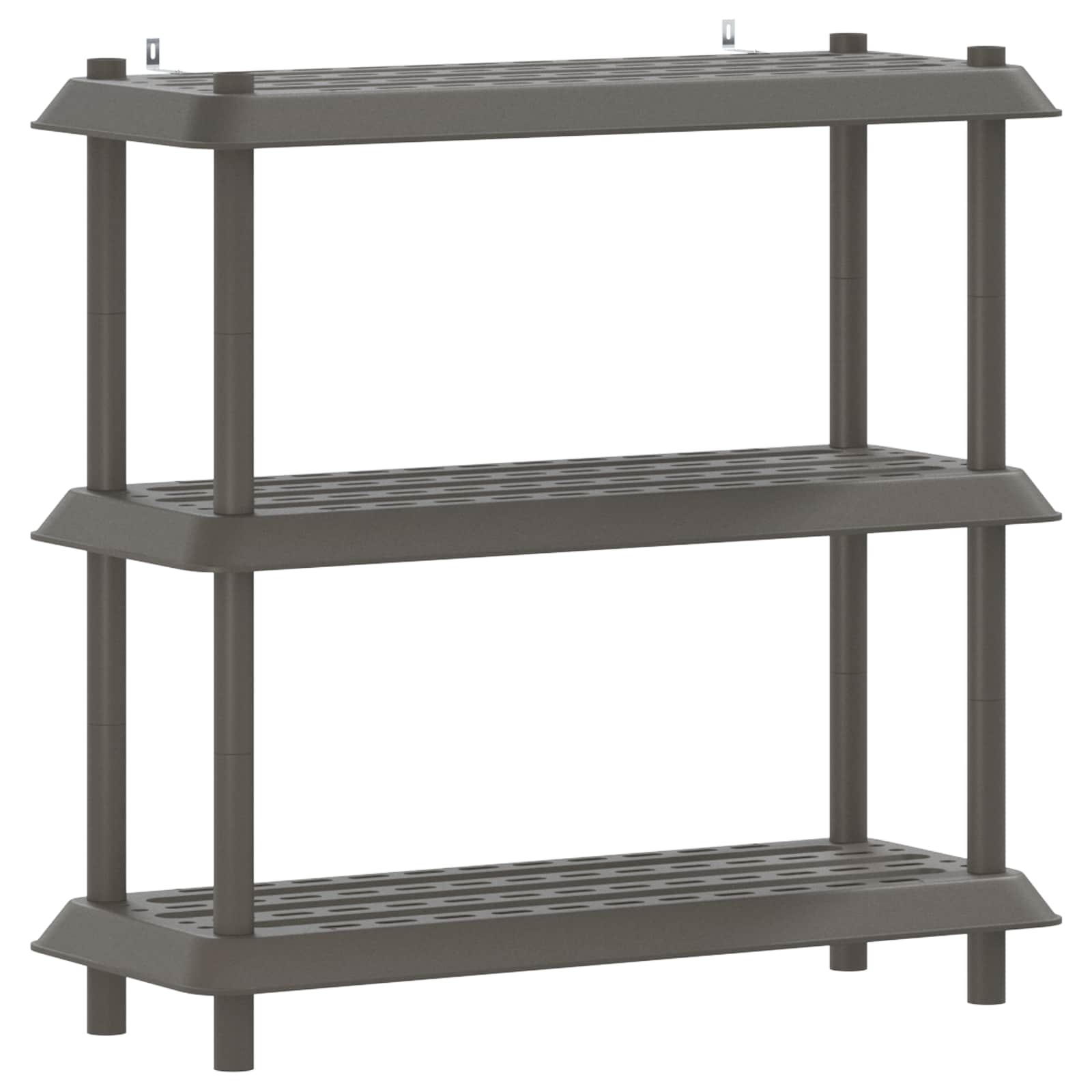 Unité de rangement 3 niveaux 100 x 40 x 96 cm PP Gris clair - XIOS