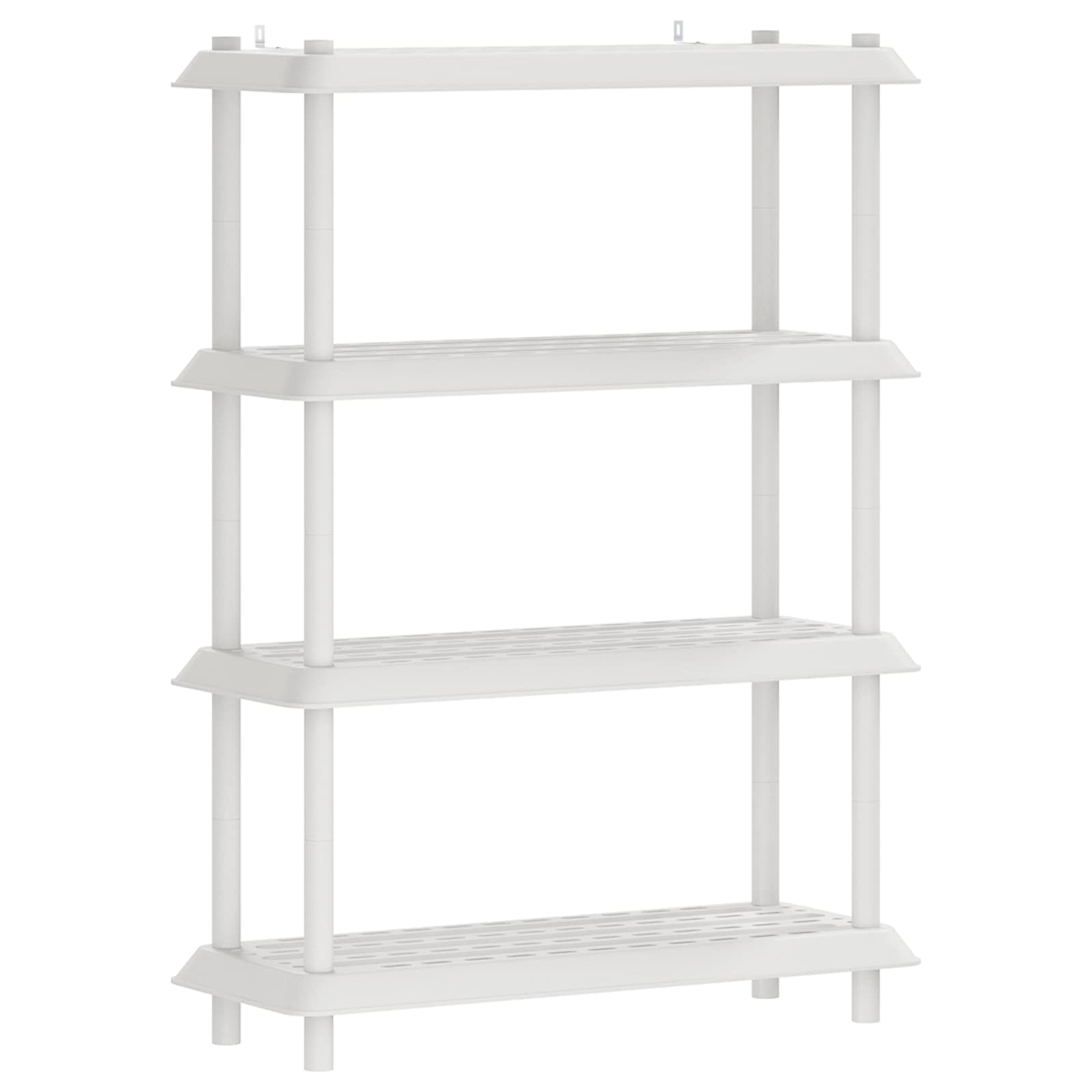 Unité de rangement 4 niveaux 100 x 40 x 136,5 cm PP Blanc - XIOS