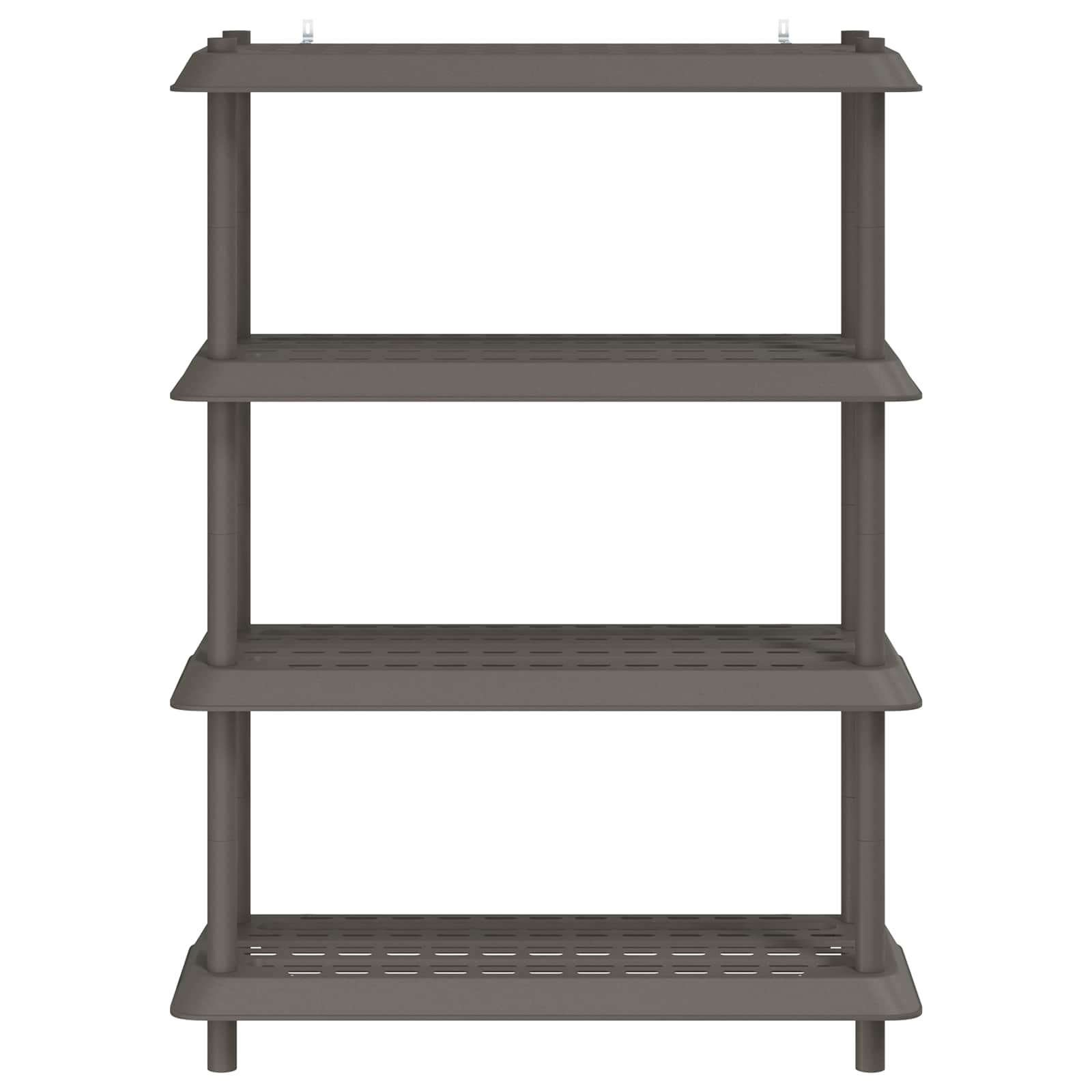 Unité de rangement 4 niveaux 100 x 40 x 136,5 cm PP Gris clair - XIOS