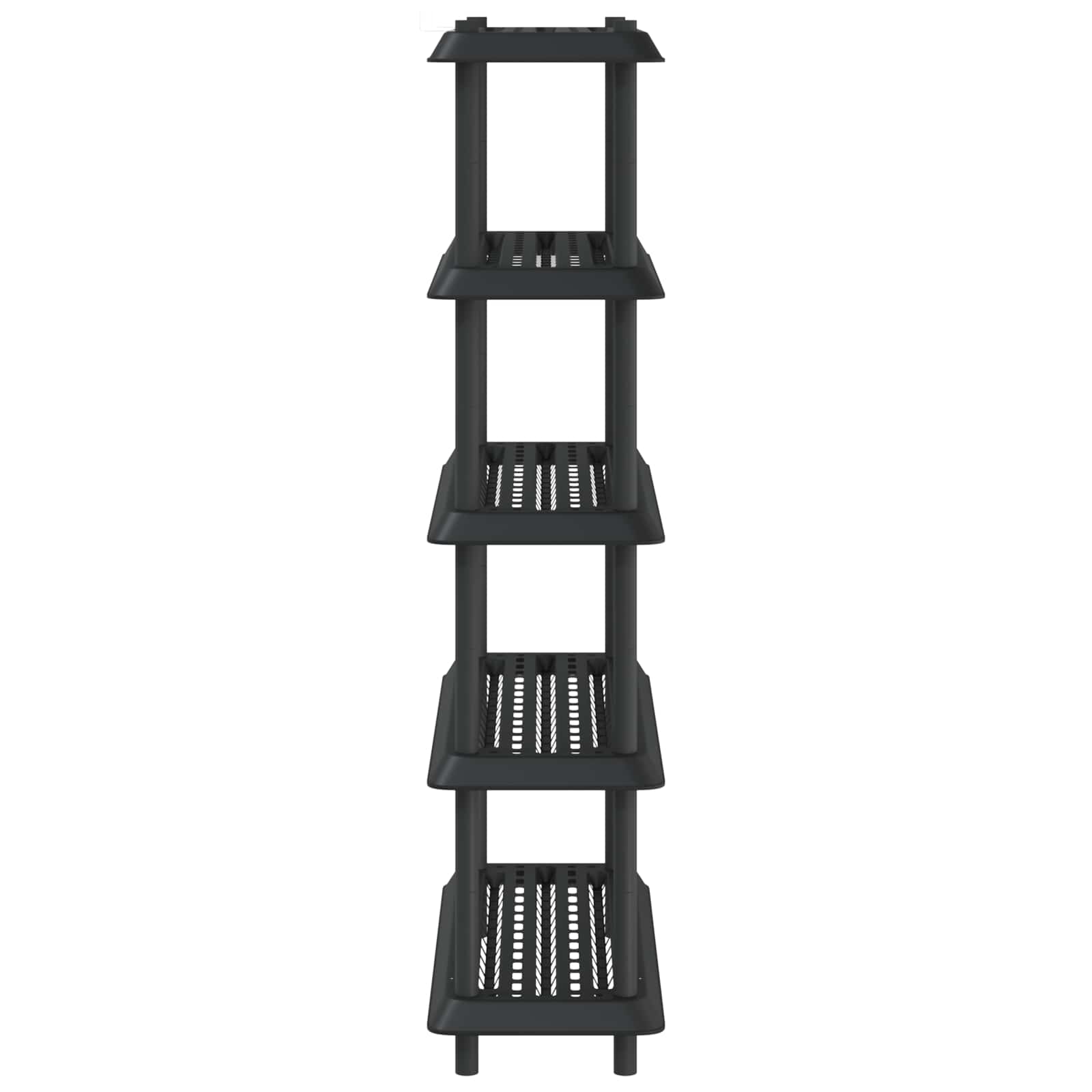 Unité de rangement 5 niveaux 100 x 40 x 177 cm PP Anthracite - XIOS