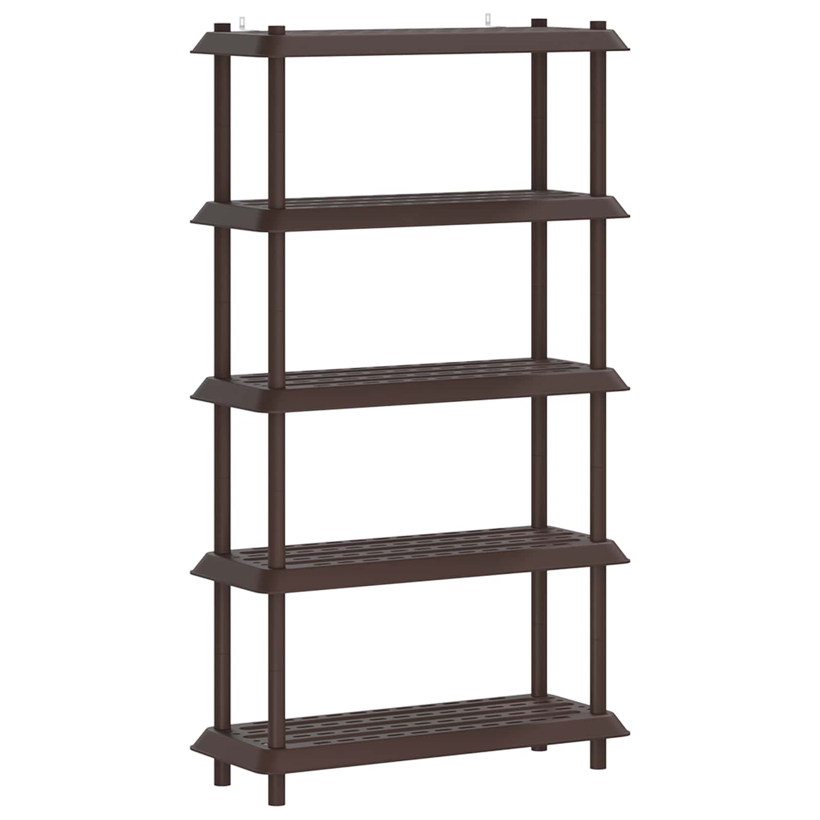 Unité de rangement 5 niveaux 100 x 40 x 177 cm PP Marron - XIOS