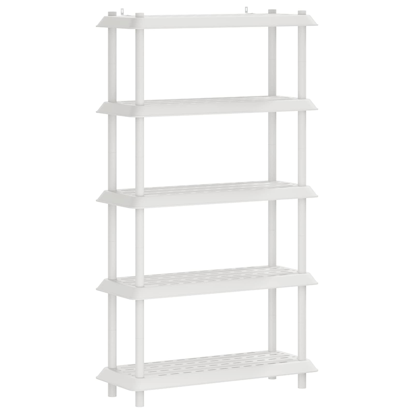 Unité de rangement 5 niveaux 100 x 40 x 177 cm PP Blanc - XIOS