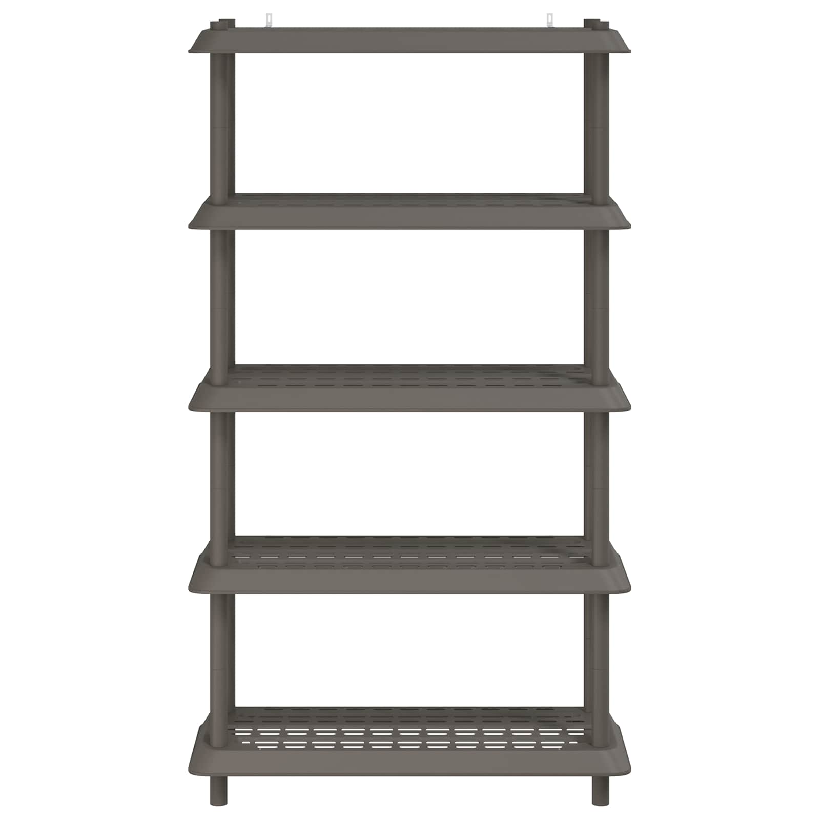Unité de rangement 5 niveaux 100 x 40 x 177 cm PP Gris clair - XIOS