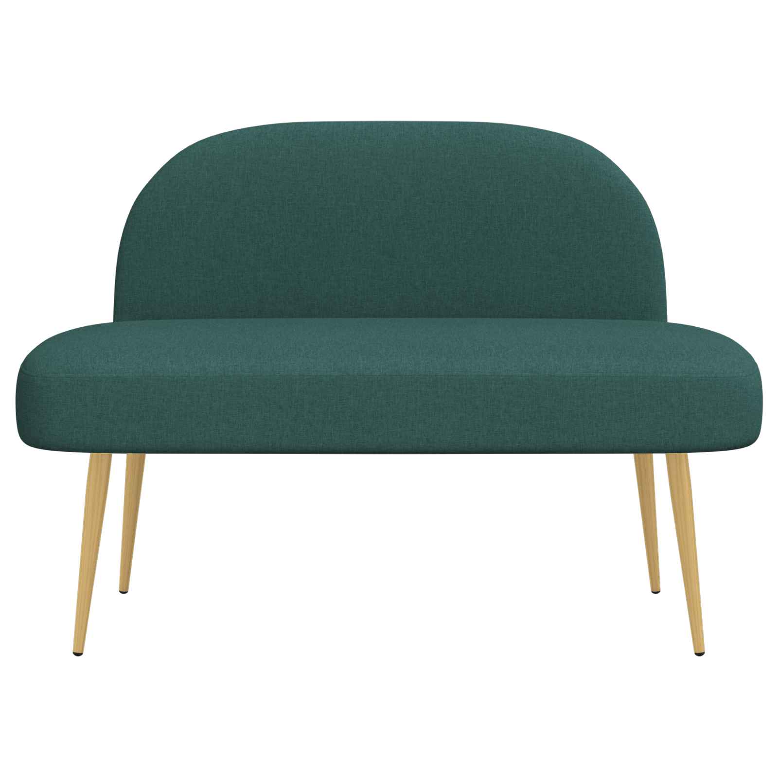 Banc rembourré avec dossier Vert foncé 110 x 60 x 76 cm - XIOS