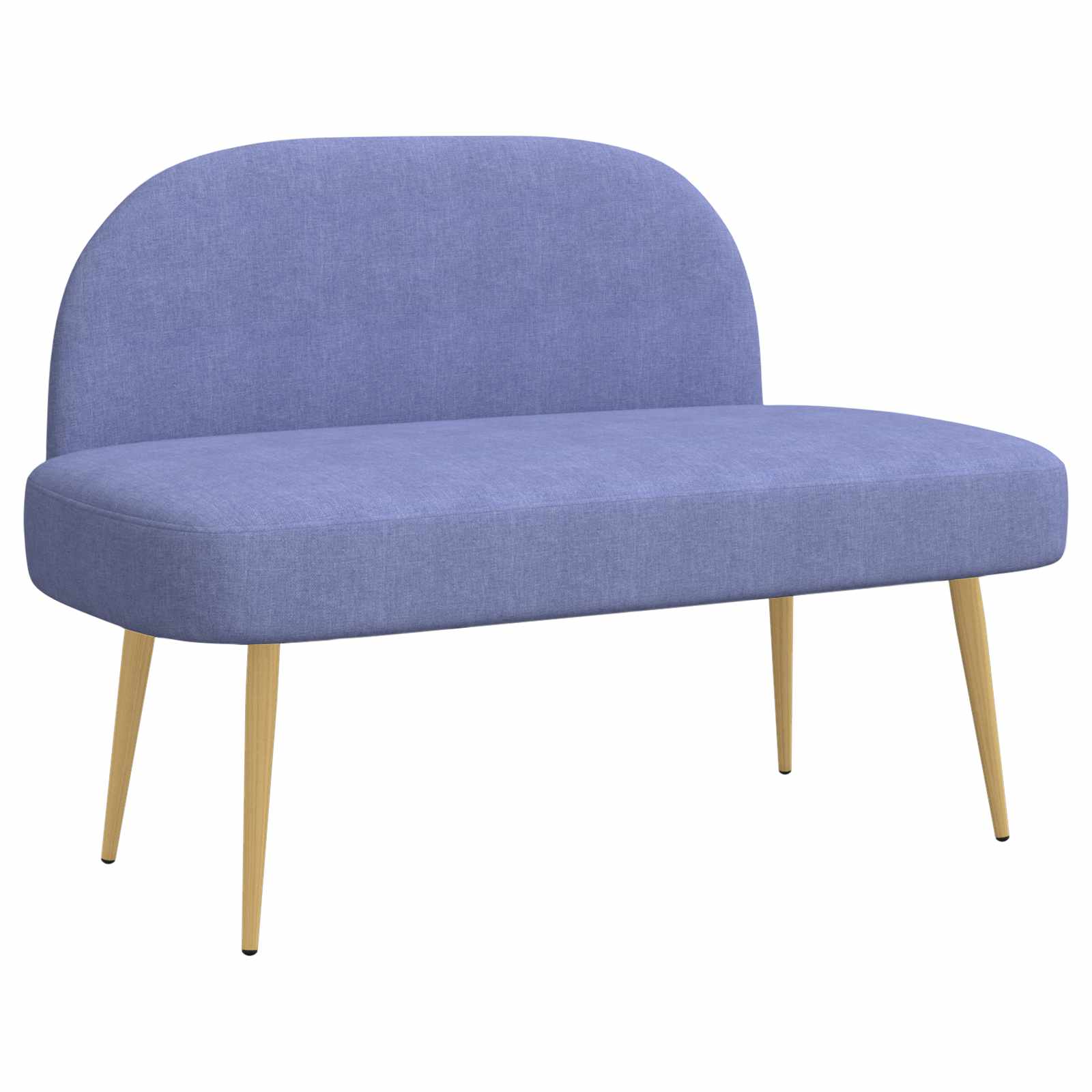 Banc rembourré avec dossier Bleu jean 110 x 60 x 76 cm - XIOS