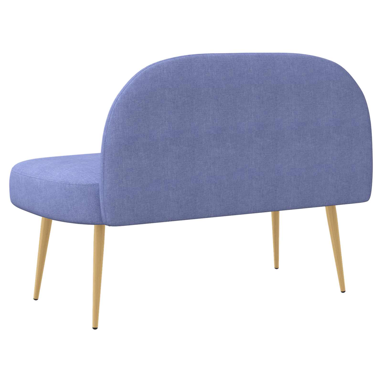 Banc rembourré avec dossier Bleu jean 110 x 60 x 76 cm - XIOS