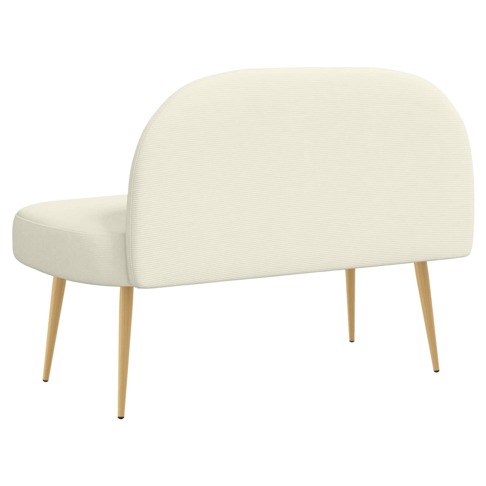 Banc rembourré avec dossier Crème 110 x 60 x 76 cm - XIOS