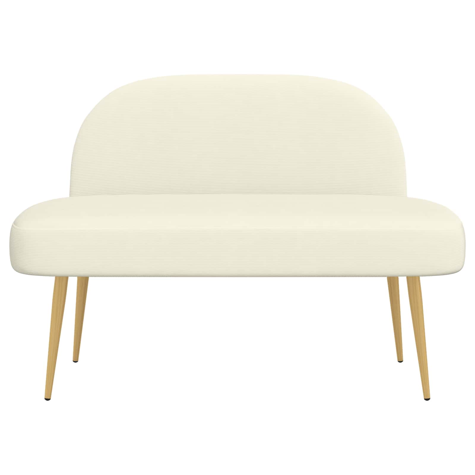 Banc rembourré avec dossier Crème 110 x 60 x 76 cm - XIOS