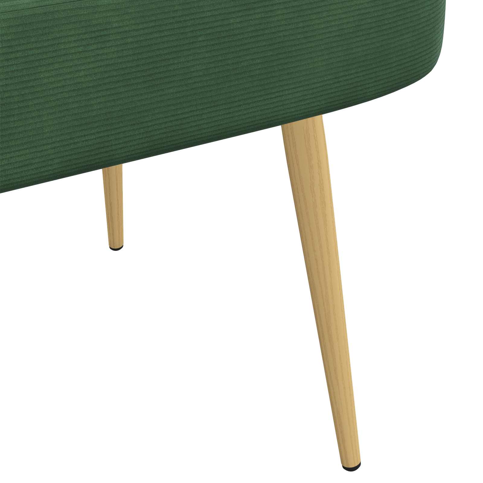 Banc rembourré avec dossier Vert jungle 110 x 60 x 76 cm - XIOS