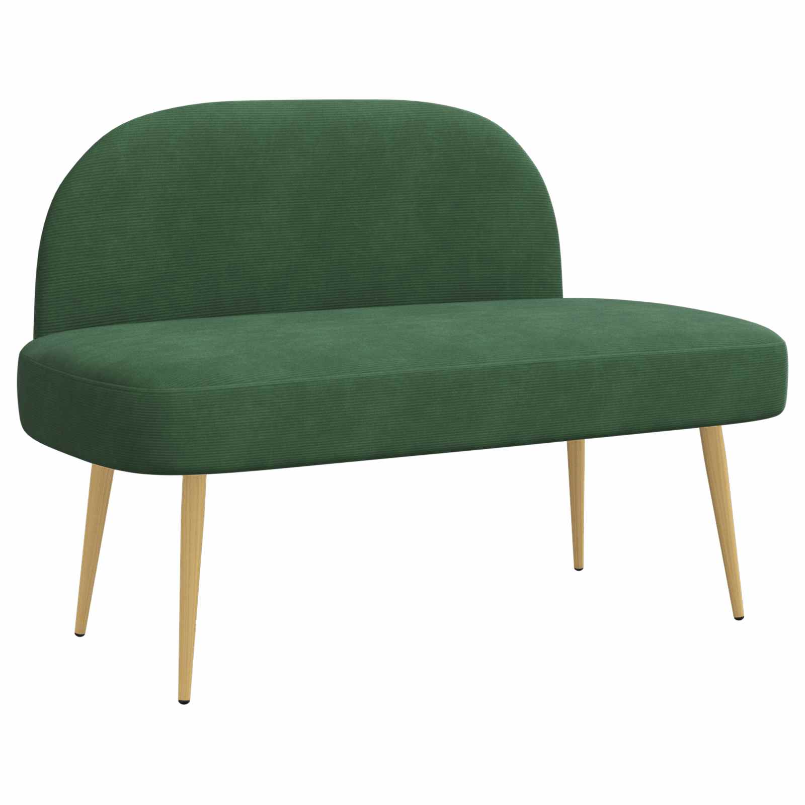 Banc rembourré avec dossier Vert jungle 110 x 60 x 76 cm - XIOS