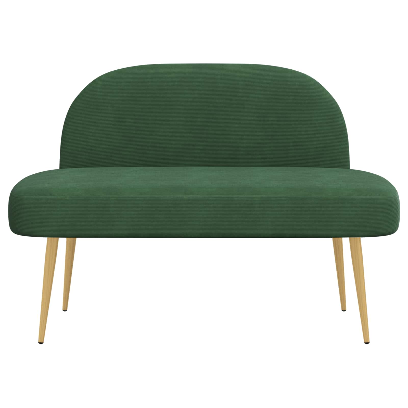Banc rembourré avec dossier Vert jungle 110 x 60 x 76 cm - XIOS