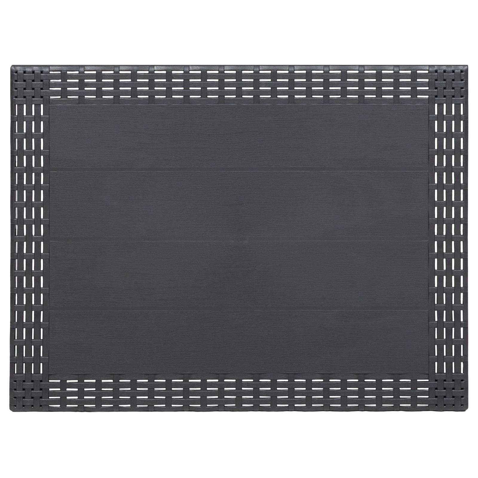 Ensemble salon avec coussin 3 pcs Anthracite PP - XIOS