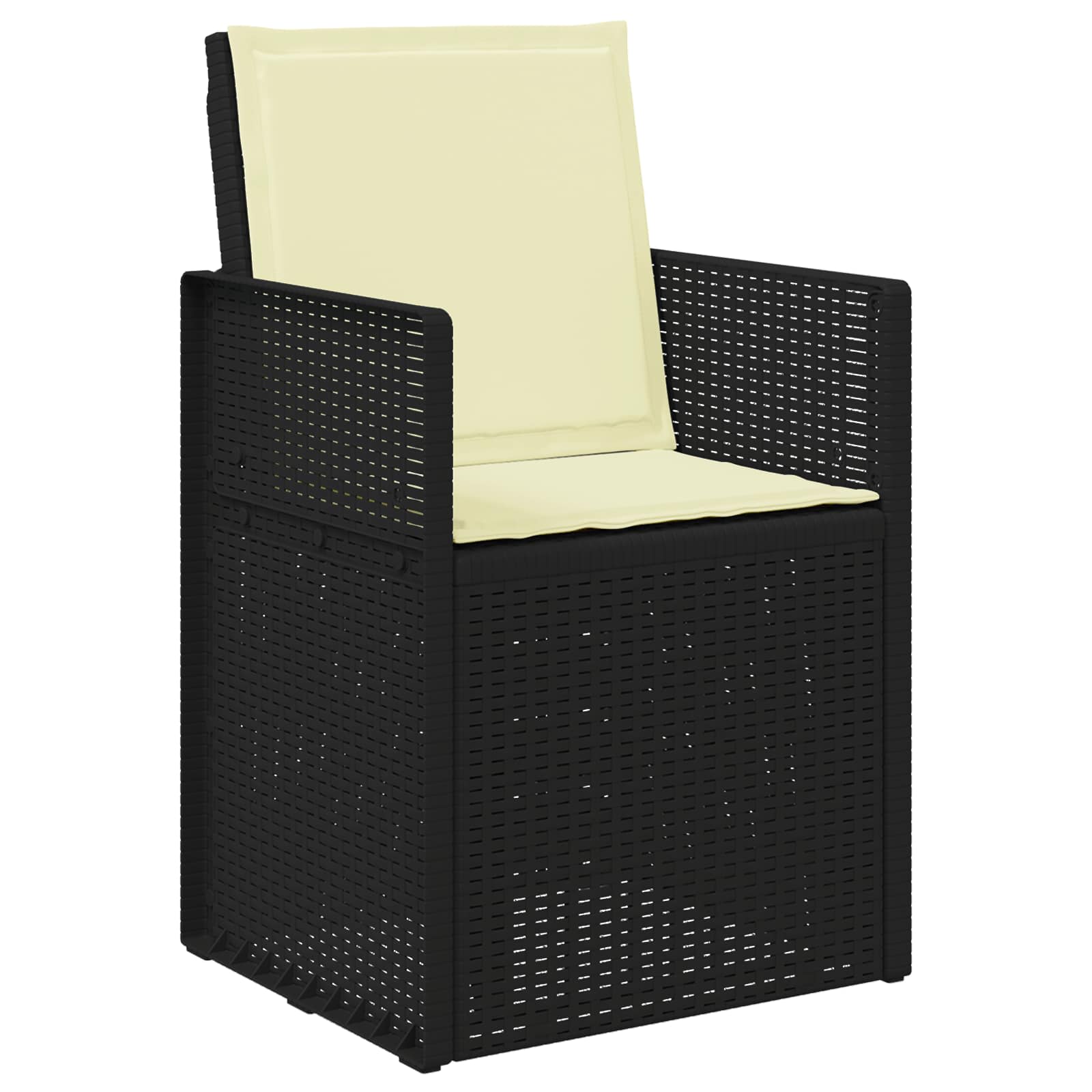 Ensemble de salle à manger pour jardin avec coussin 3 pcs PP - XIOS