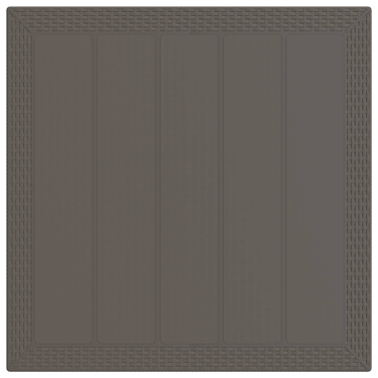 Ensemble de salle à manger pour jardin 3 pc Gris clair PP - XIOS