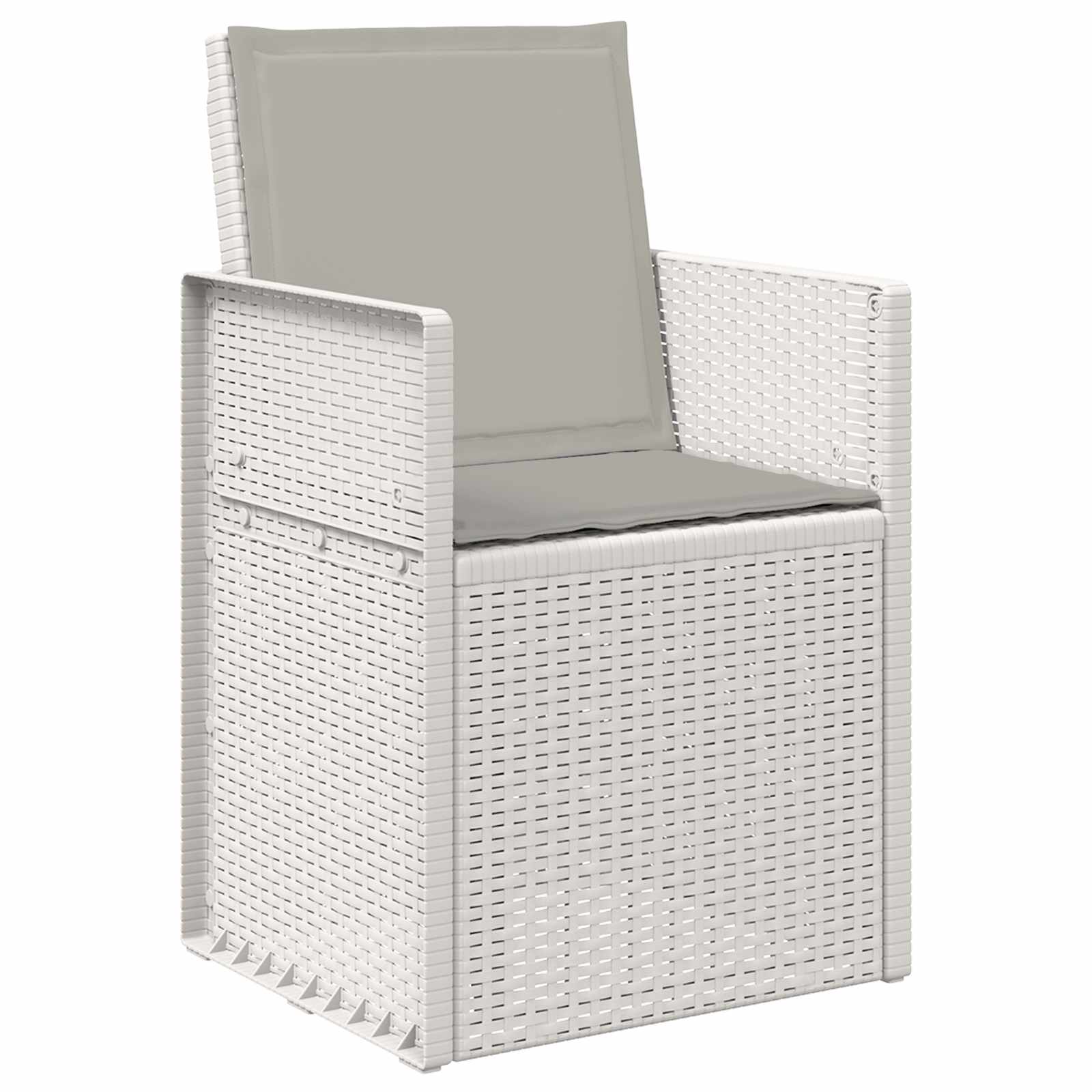 Ensemble de salle à manger pour jardin avec coussin 7 pcs PP - XIOS