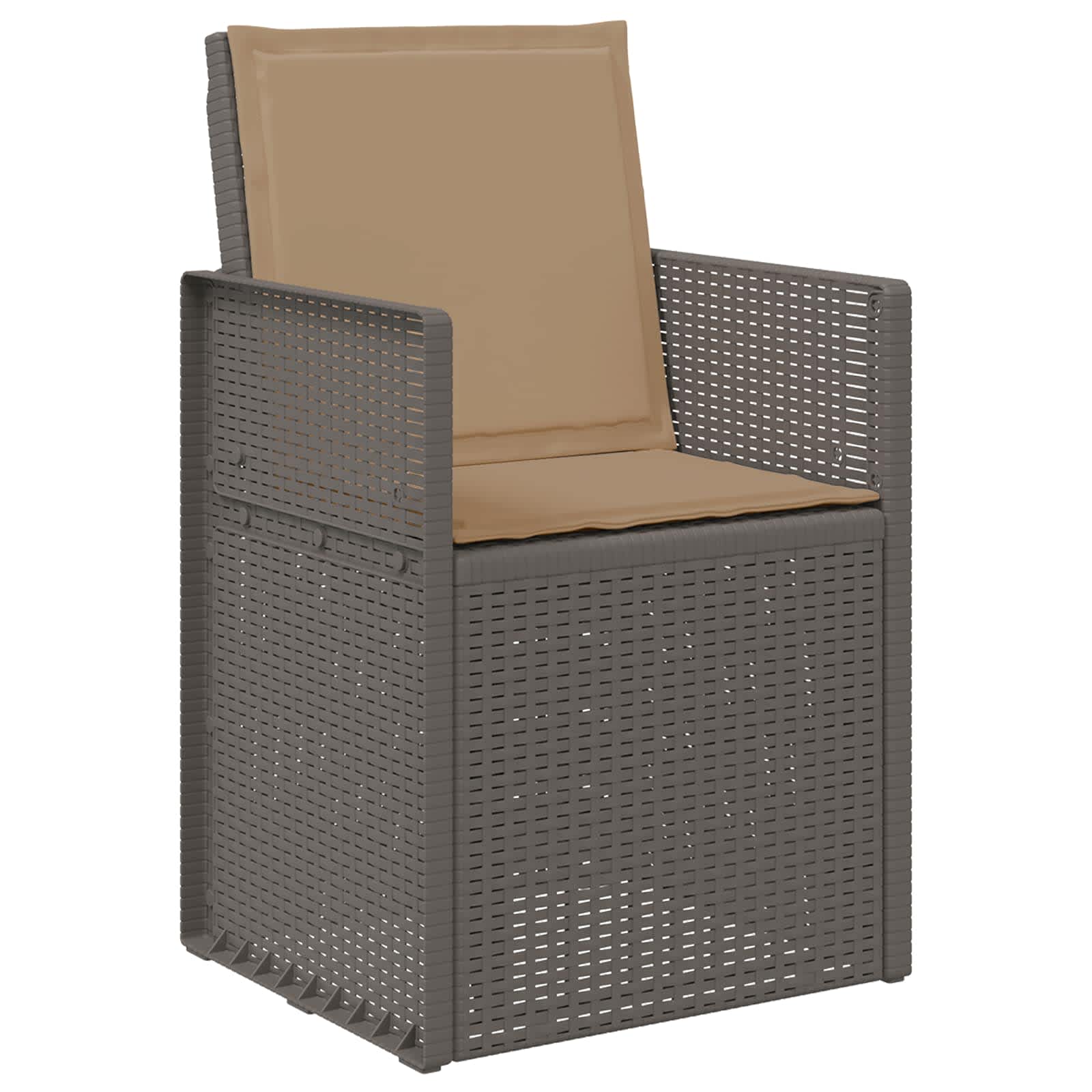 Ensemble de salle à manger pour jardin avec coussin 7 pcs PP - XIOS