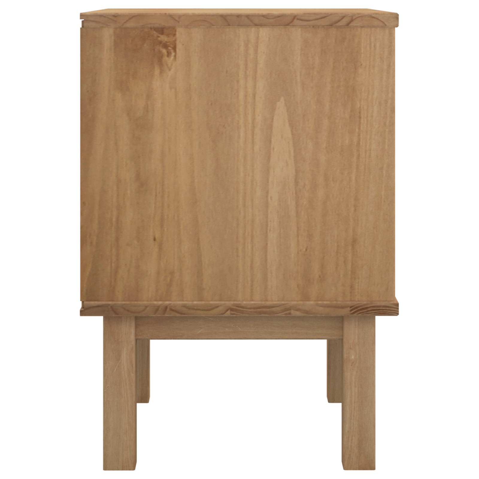 Table de chevet OTTA Noir 45 x 39 x 57 cm Bois de pin massif - XIOS