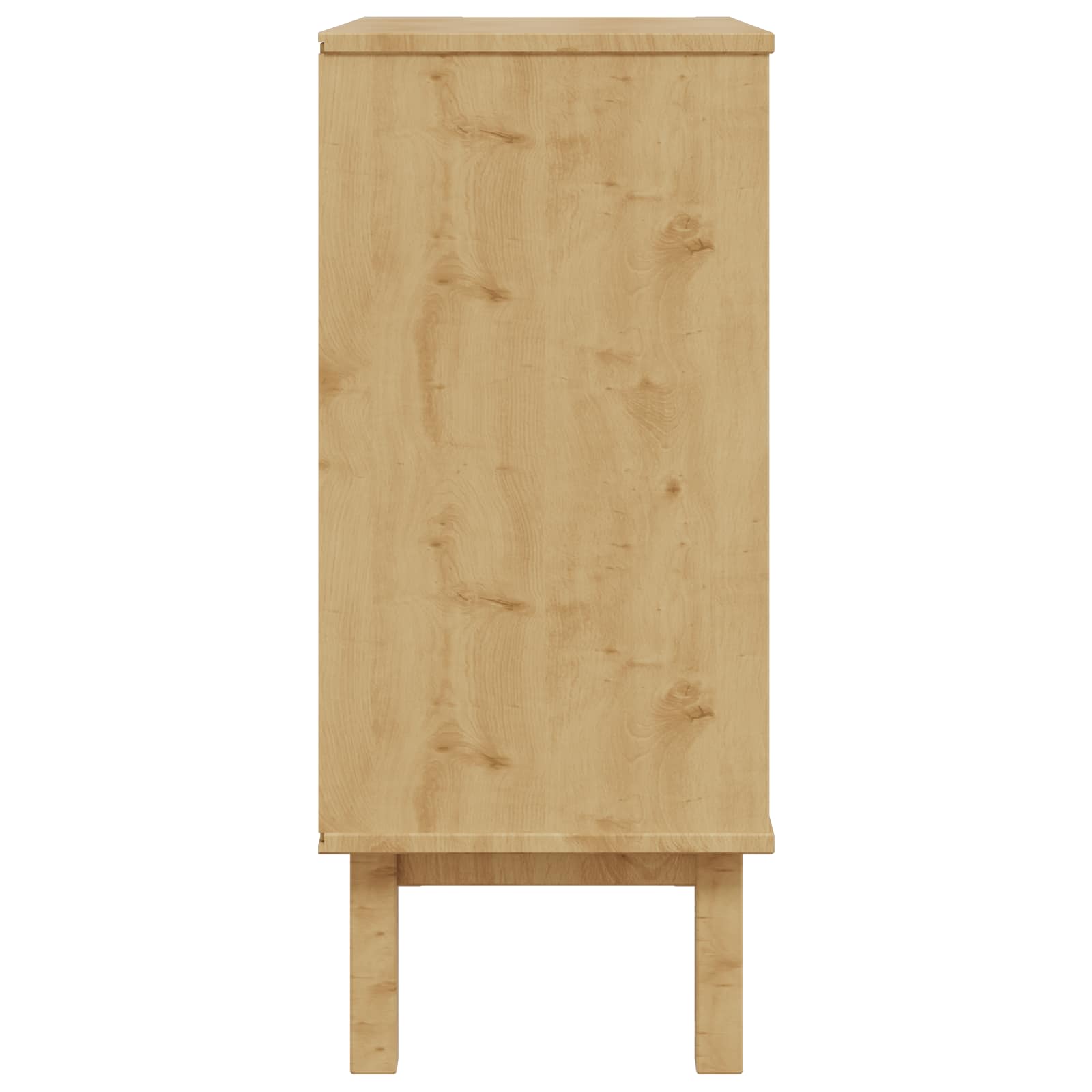 Commode OTTA Noir 76,5 x 39,5 x 90 cm Bois de pin massif - XIOS