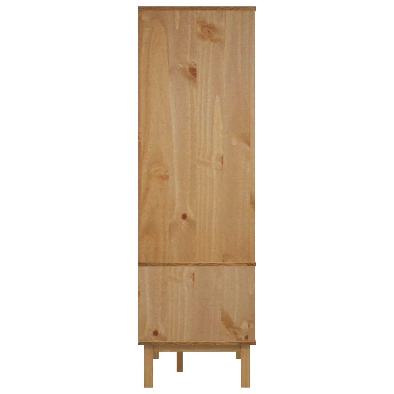 Armoire OTTA Noir 76,5 x 53 x 172 cm Bois de pin massif - XIOS