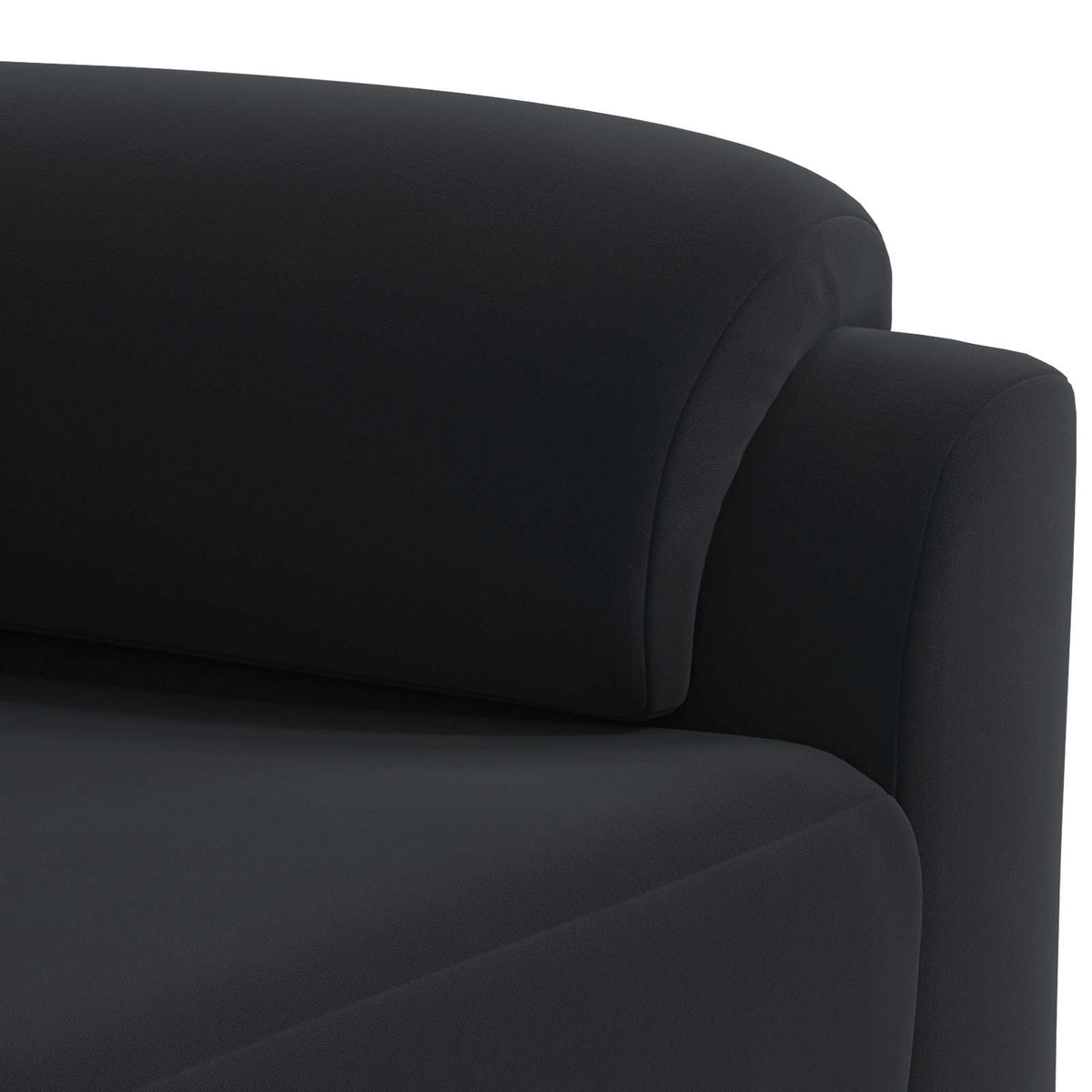 Ensemble de Canapés 2 pcs Noir Velours