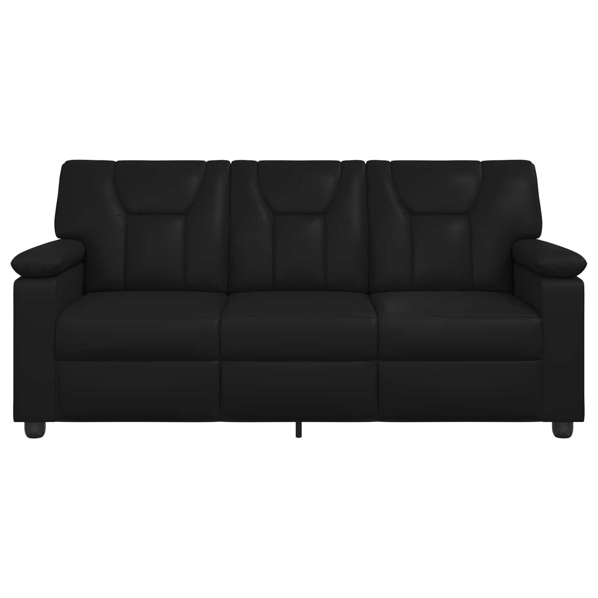 Canapé Noir 191 x 85 x 93 cm Simili cuir