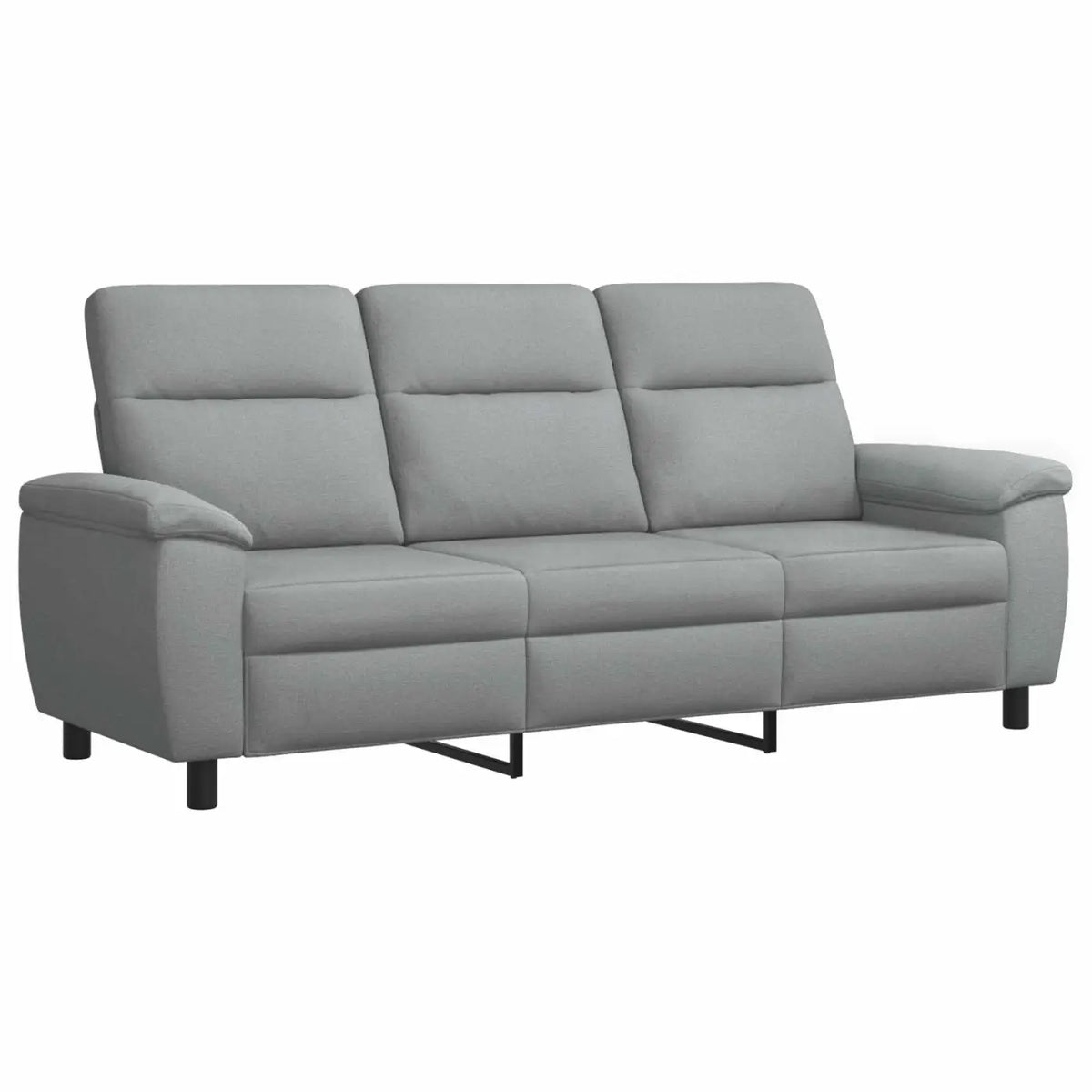 Canapé Gris clair 214 x 90 x 95 cm Tissu - XIOS