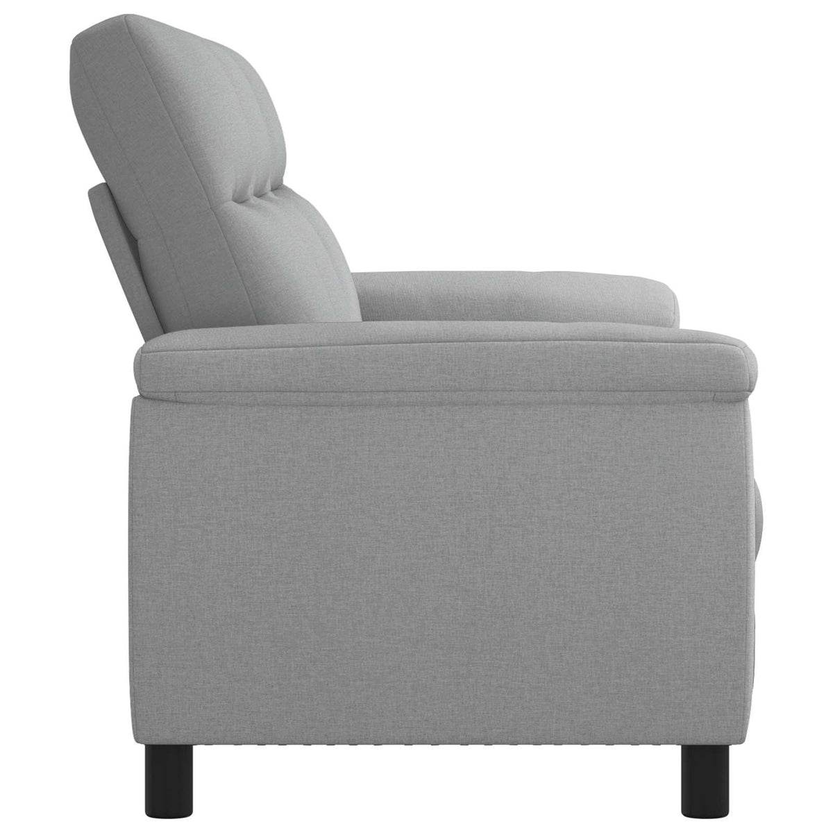 Canapé Gris clair 214 x 90 x 95 cm Tissu