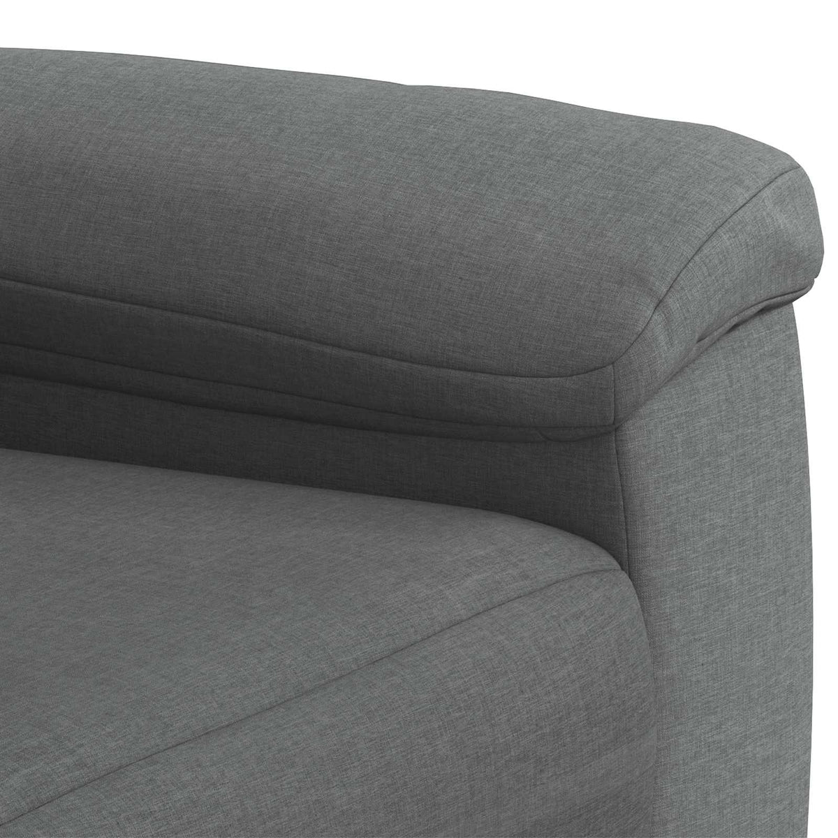 Canapé Gris foncé 214 x 90 x 95 cm Tissu