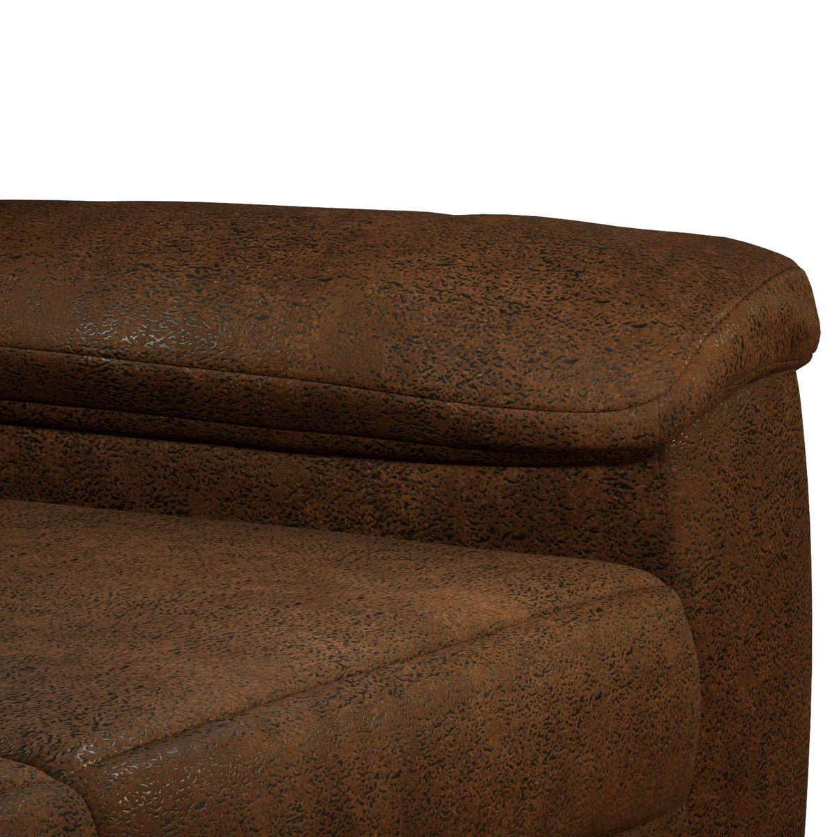 Canapé Marron 214 x 90 x 95 cm Simili daim