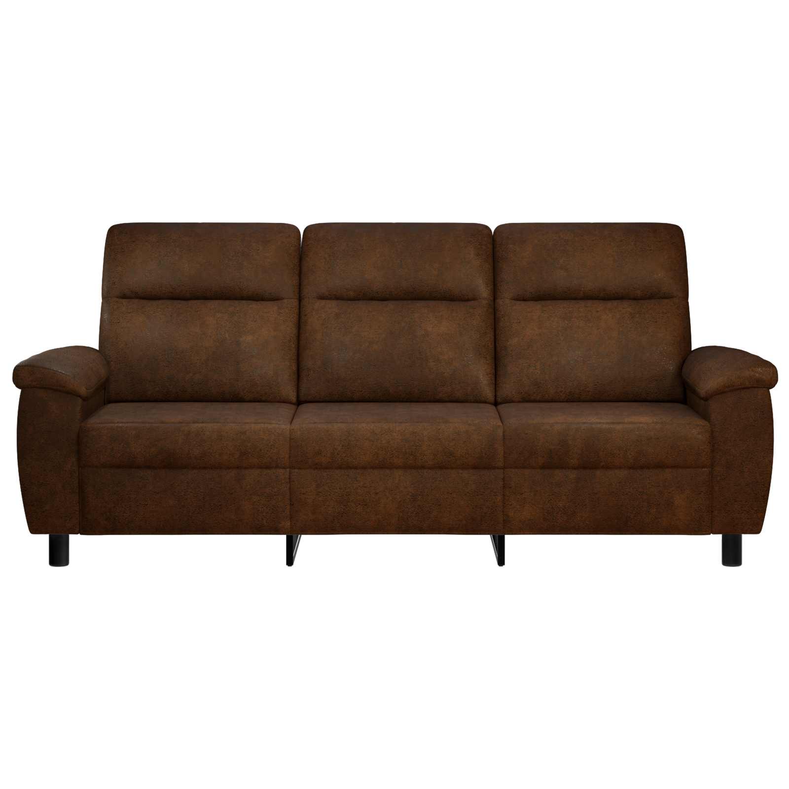 Canapé Marron 214 x 90 x 95 cm Simili daim - XIOS