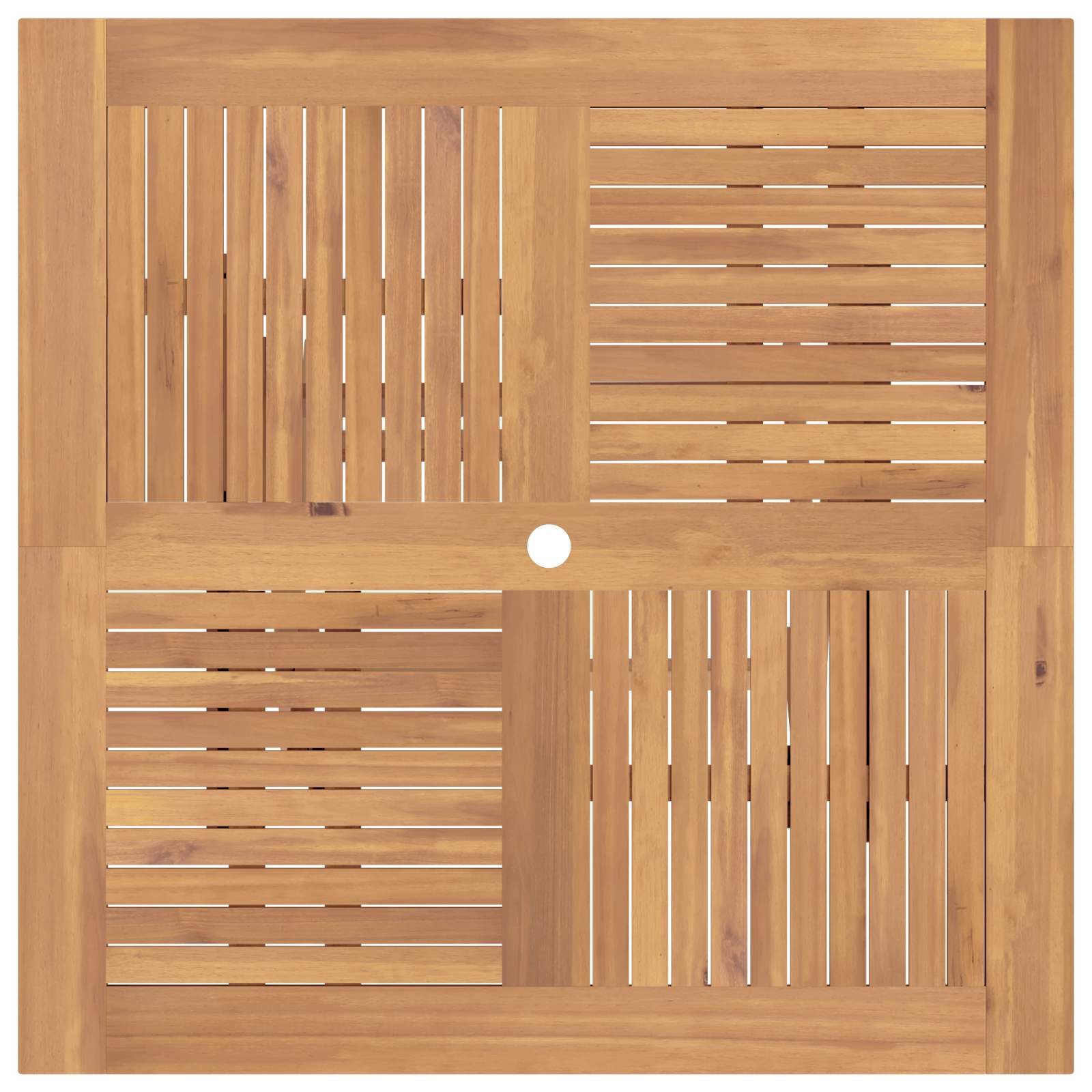 Ensemble bistro de jardin 3 pc Naturel Bois de teck massif